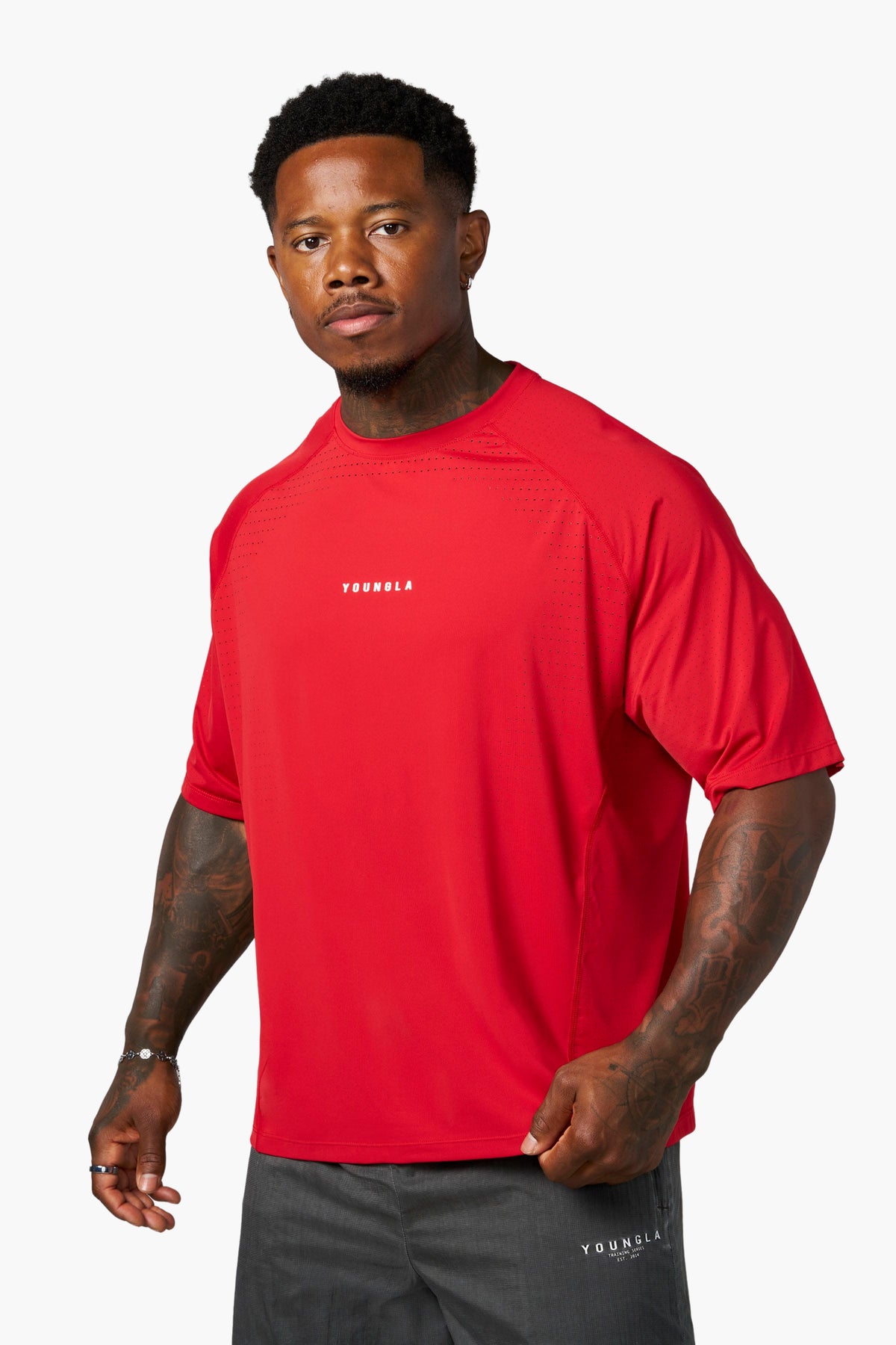 YoungLA 4222 - Motion Training Tees 'Red'