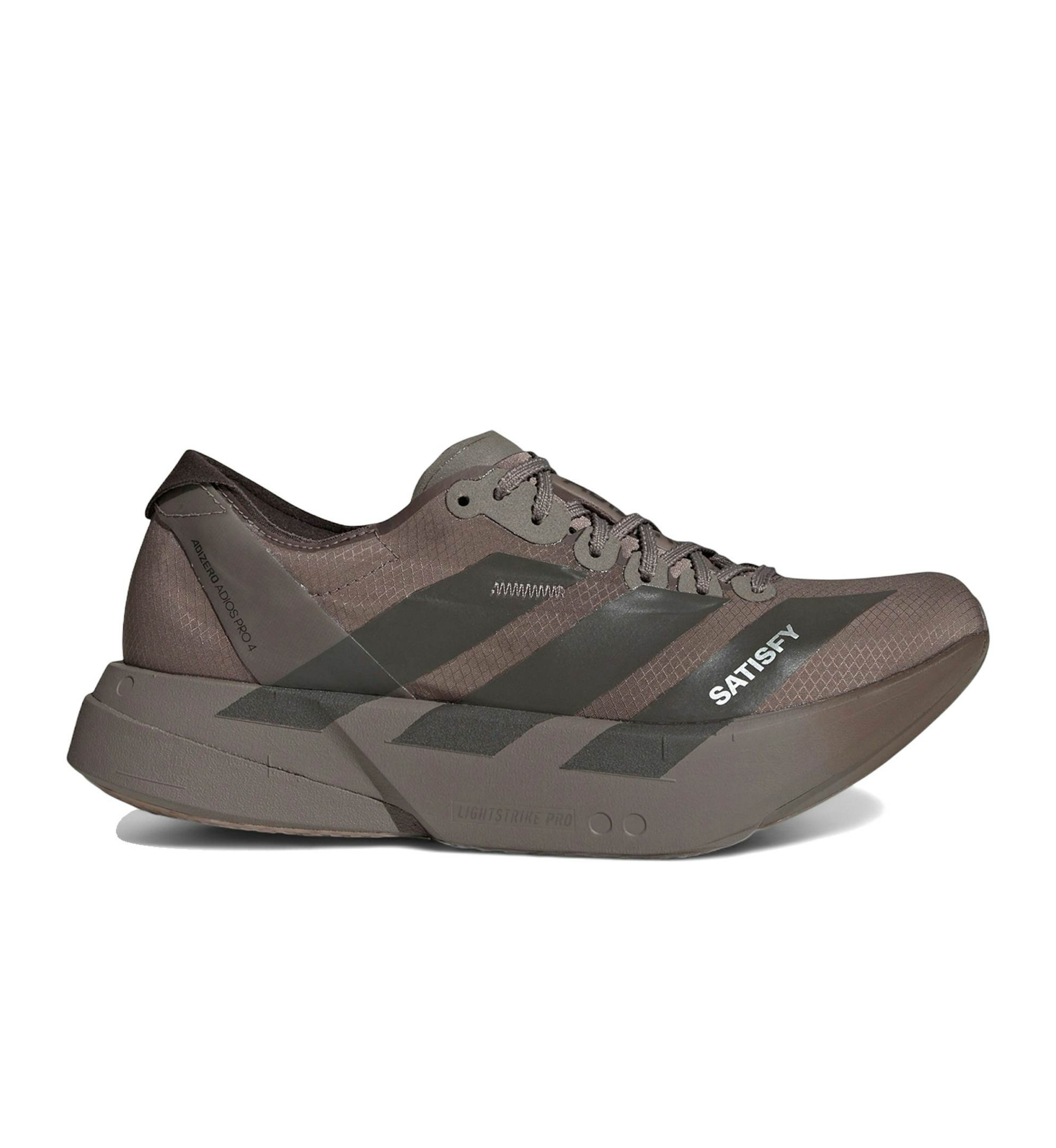Adidas Adizero Adios Pro 4 x Satisfy 'Brown Aurora Coffee'