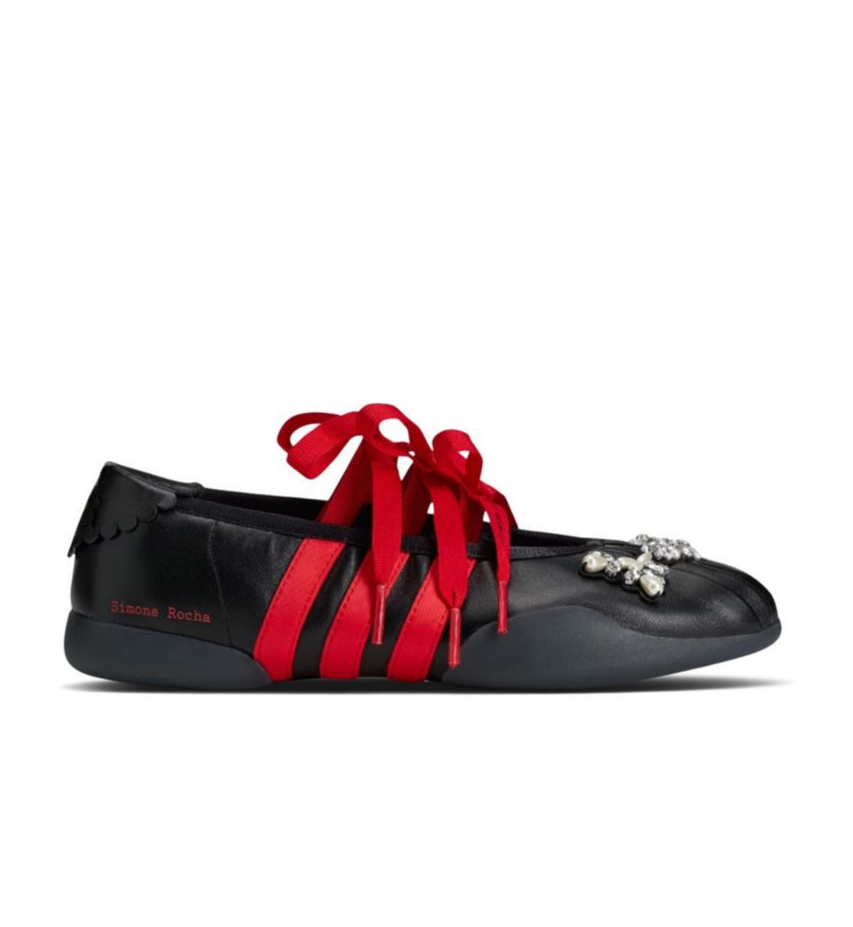Adidas Taekwondo Ballerina 'Simone Rocha Black Better Scarlet' (Women's)