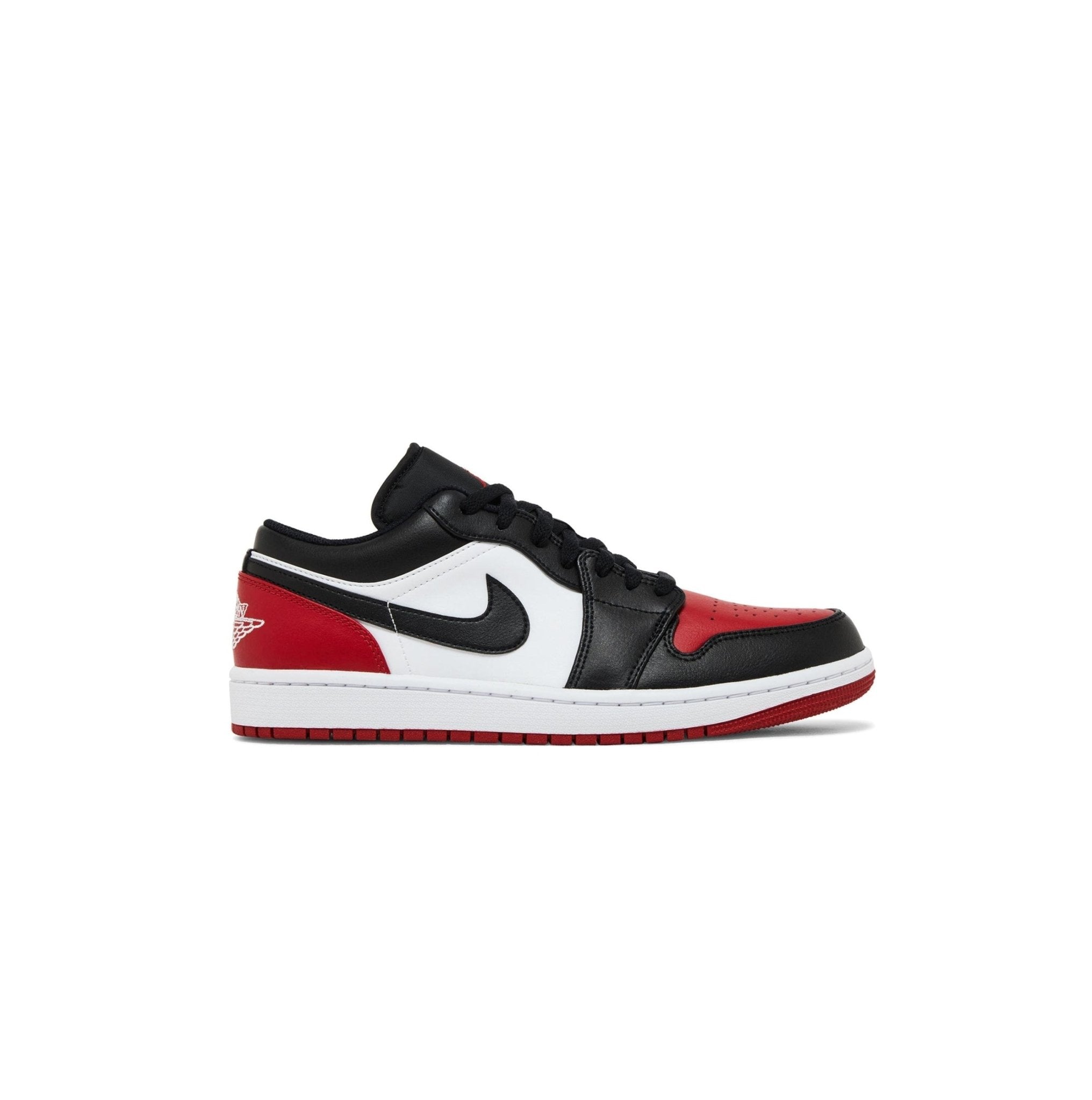 Air Jordan 1 Low 'Bred Toe 2.0' - SneakflyyInc