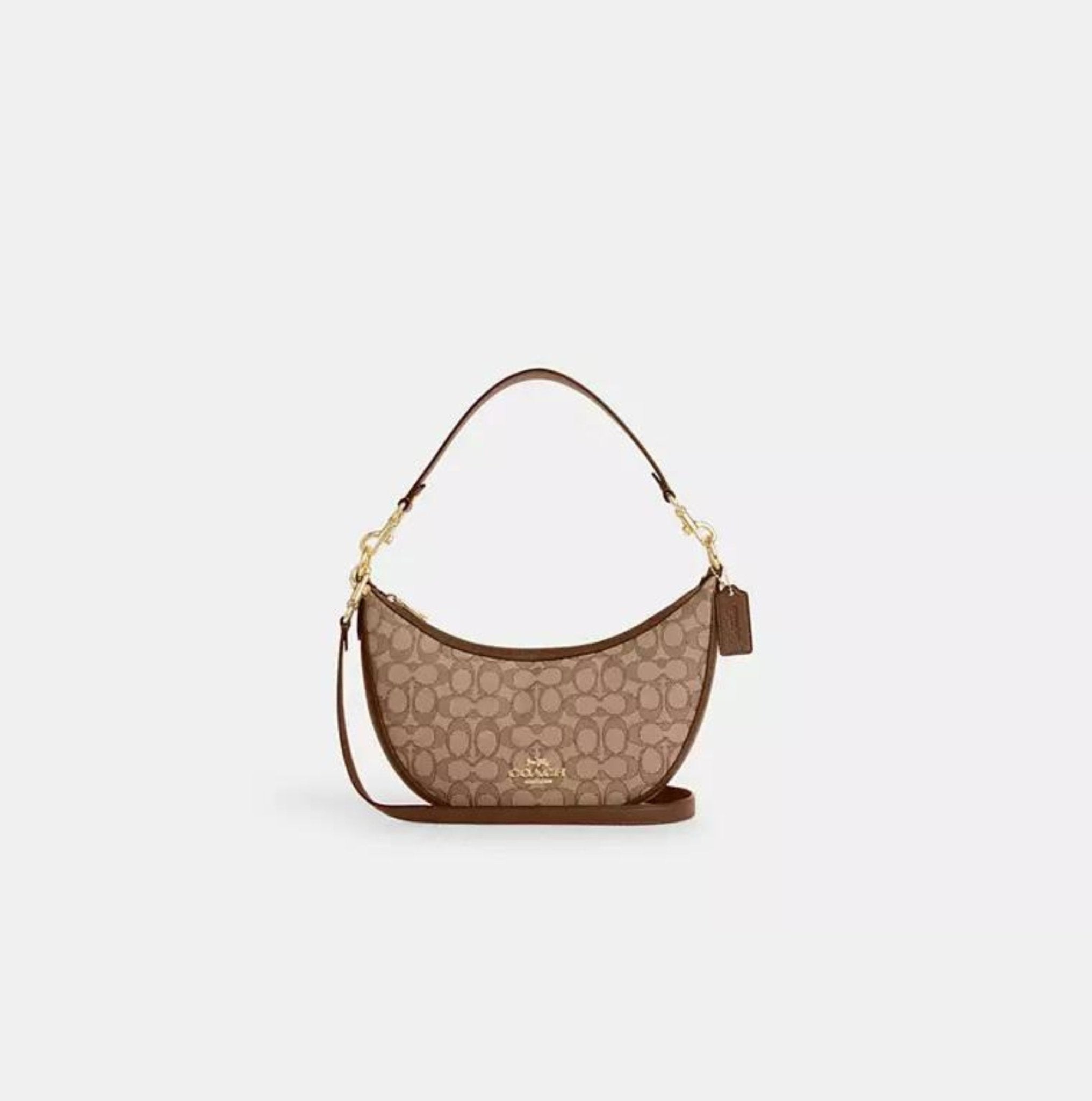 Aria Shoulder Bag In Signature Jacquard - SneakflyyInc