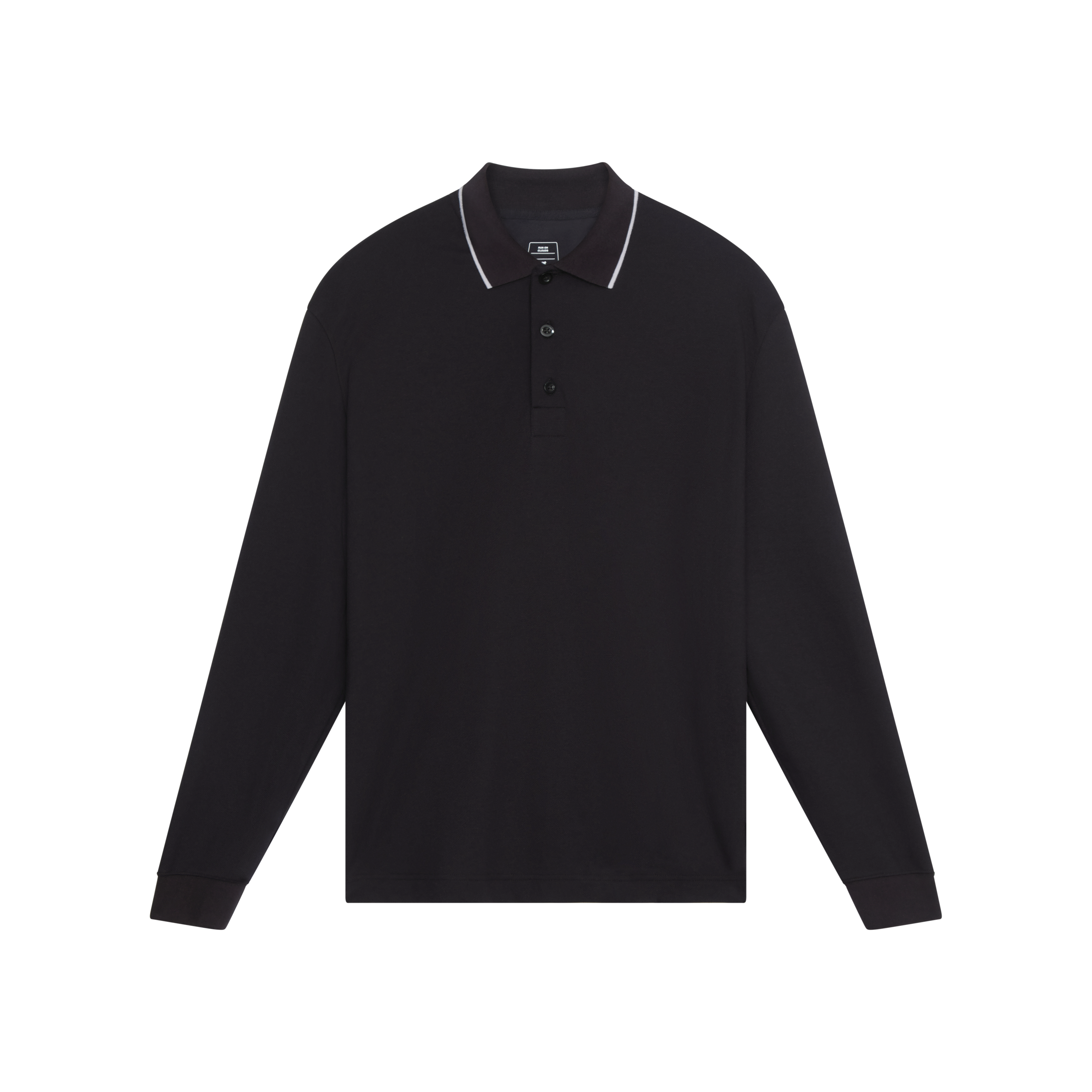 Courtside Long-T Polo 1 M Black