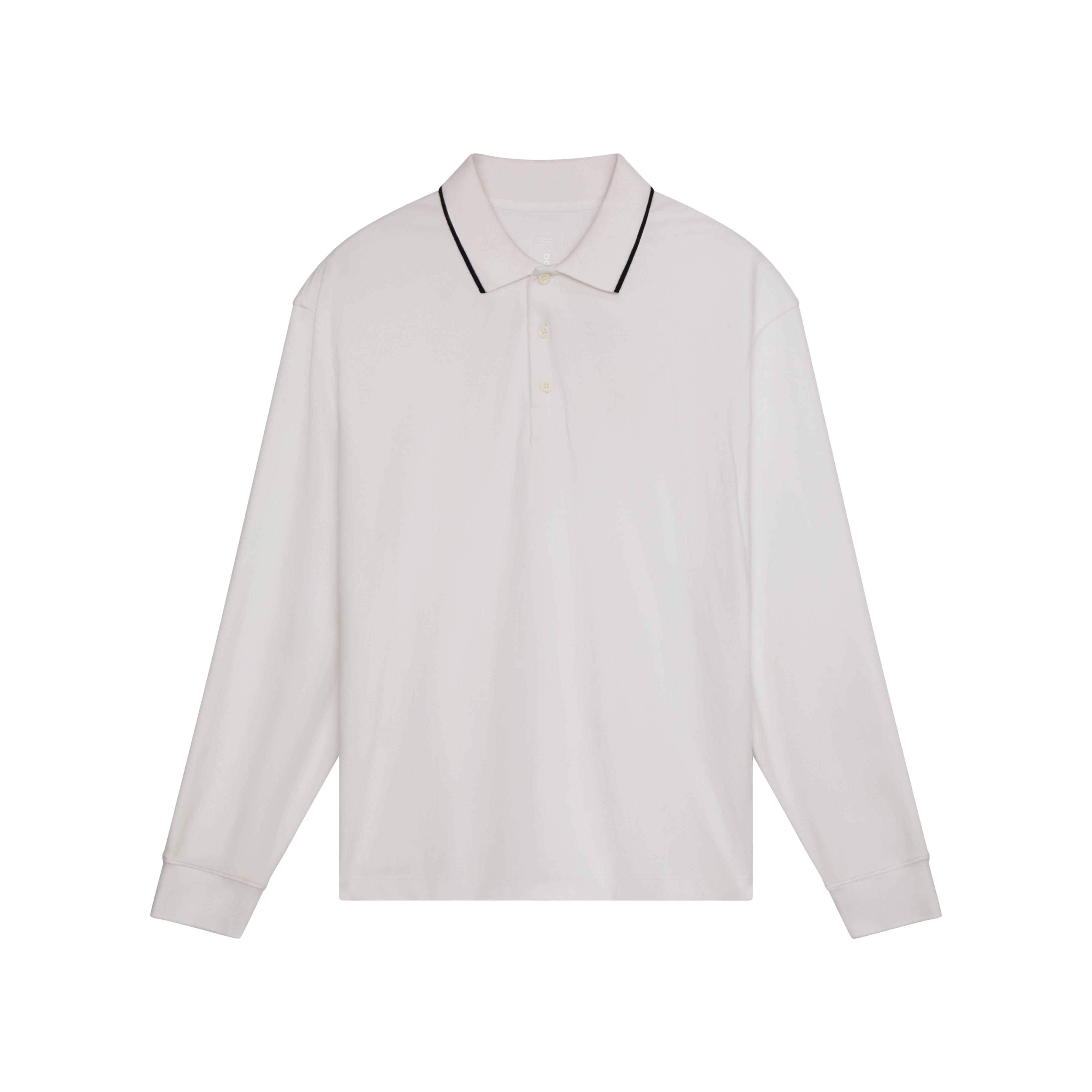 Courtside Long-T Polo 1 M White