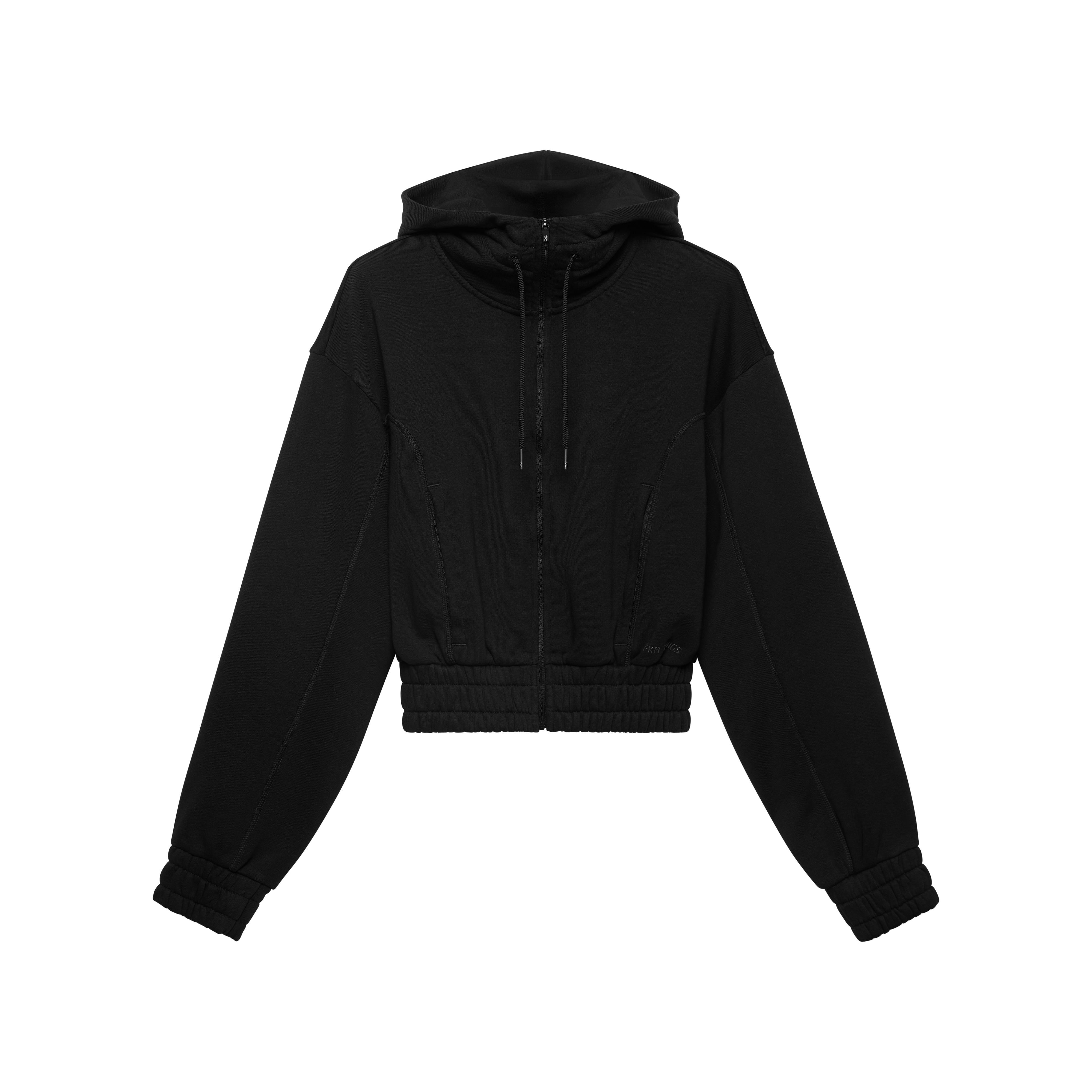 CLUB CROPPED HOODIE FKA 1 W Black