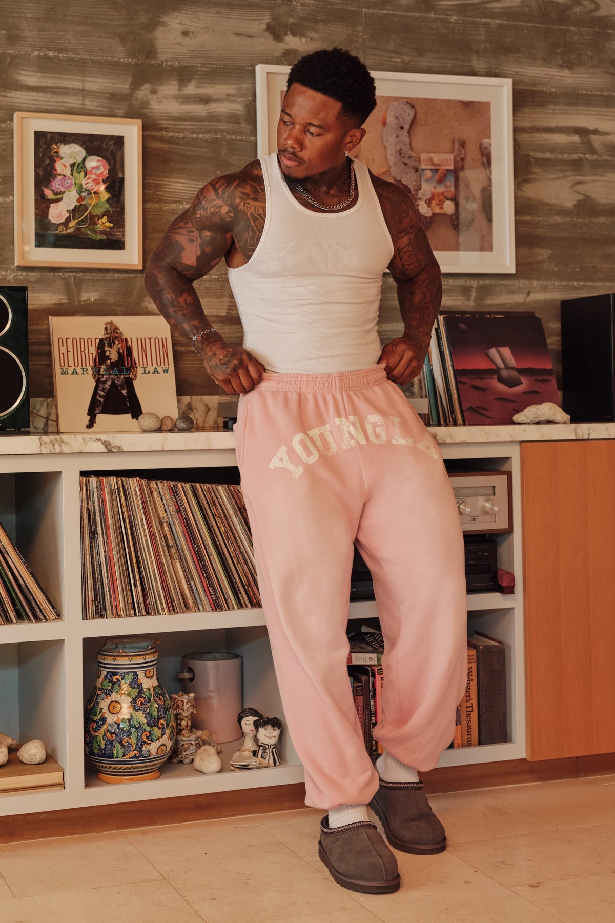 YoungLA 2138 - Arc Collection Joggers - Joggers 'Pink Wash'