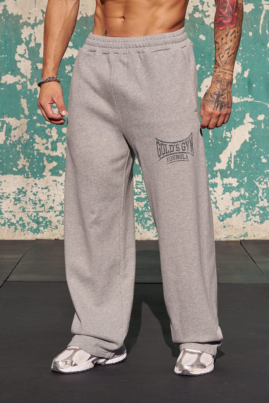 Young La 2052 - Gold's Iron Legacy Heritage Sweats 'Heather Grey'