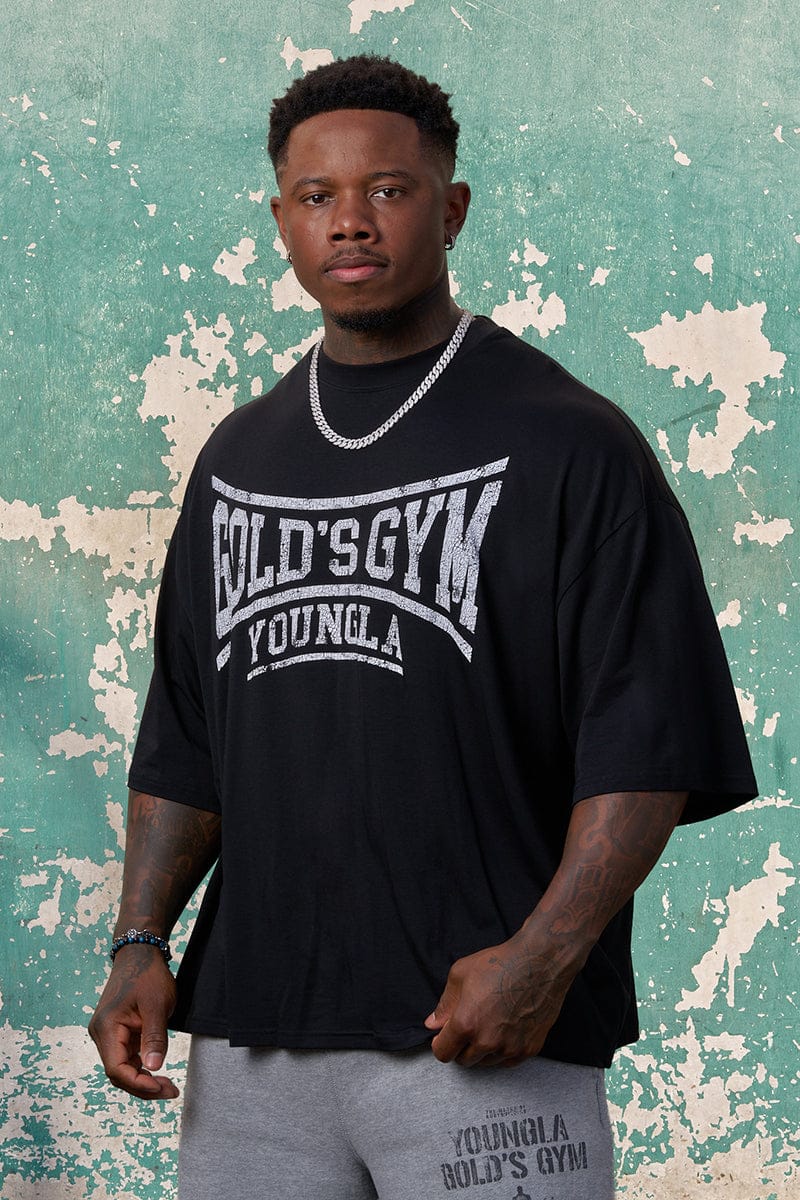 YoungLA 4248 - Gold's Iron Legacy Huge Tees 'Black'