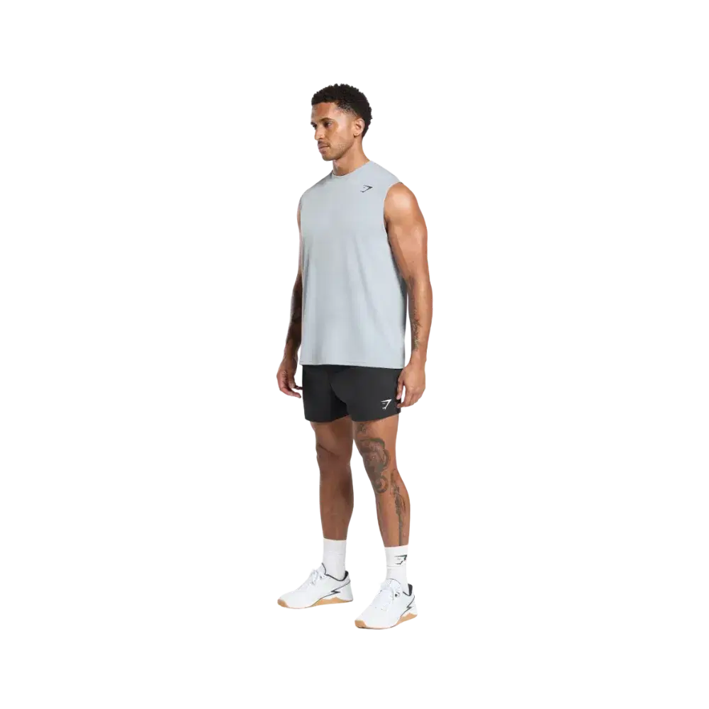 Gymshark Oversized Performance Tank Metal Purple
