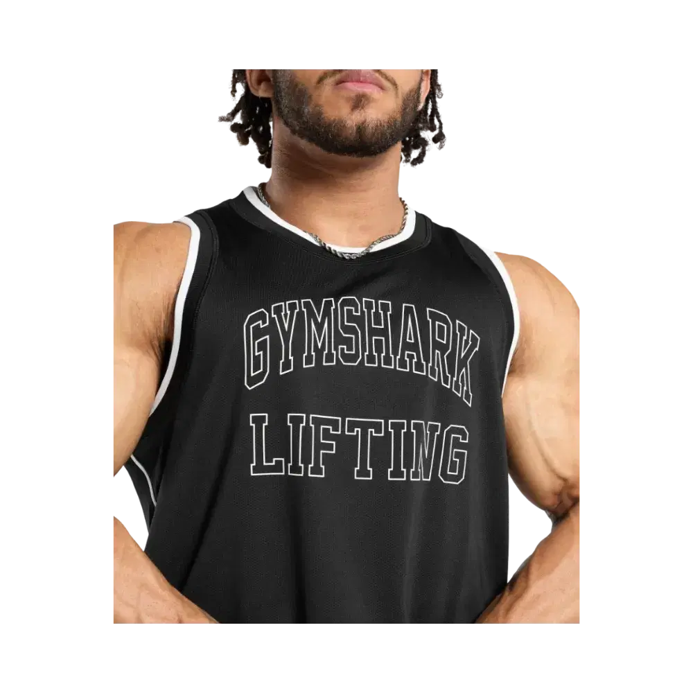 Gymshark Mesh Tank Regular Fit Black