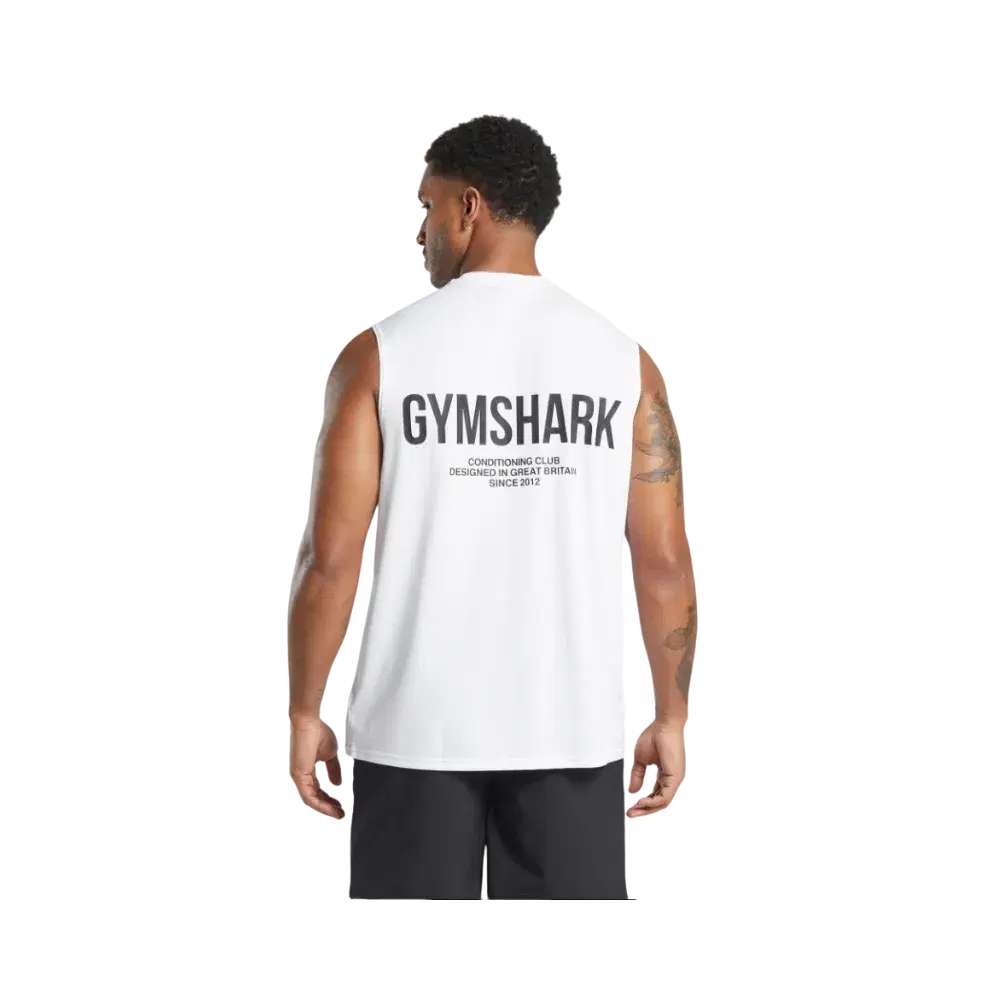 Gymshark Conditioning Club Tank Oversized Fit White