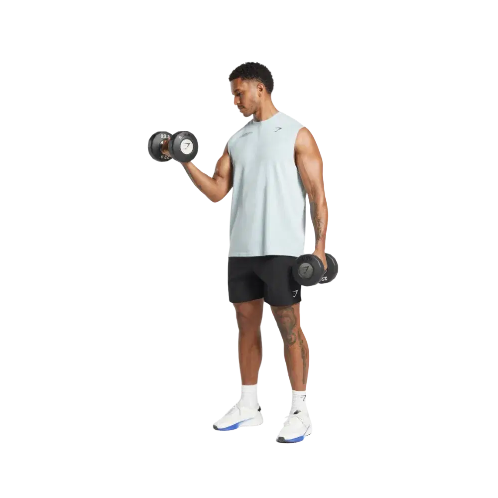Gymshark Conditioning Club Tank Oversized Fit Cool Blue