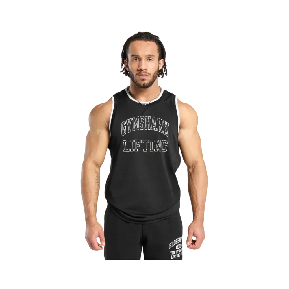 Gymshark Mesh Tank Regular Fit Black