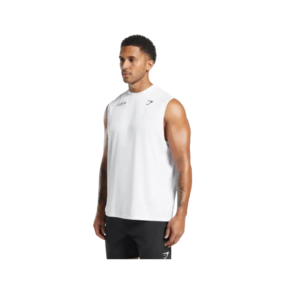 Gymshark Conditioning Club Tank Oversized Fit White