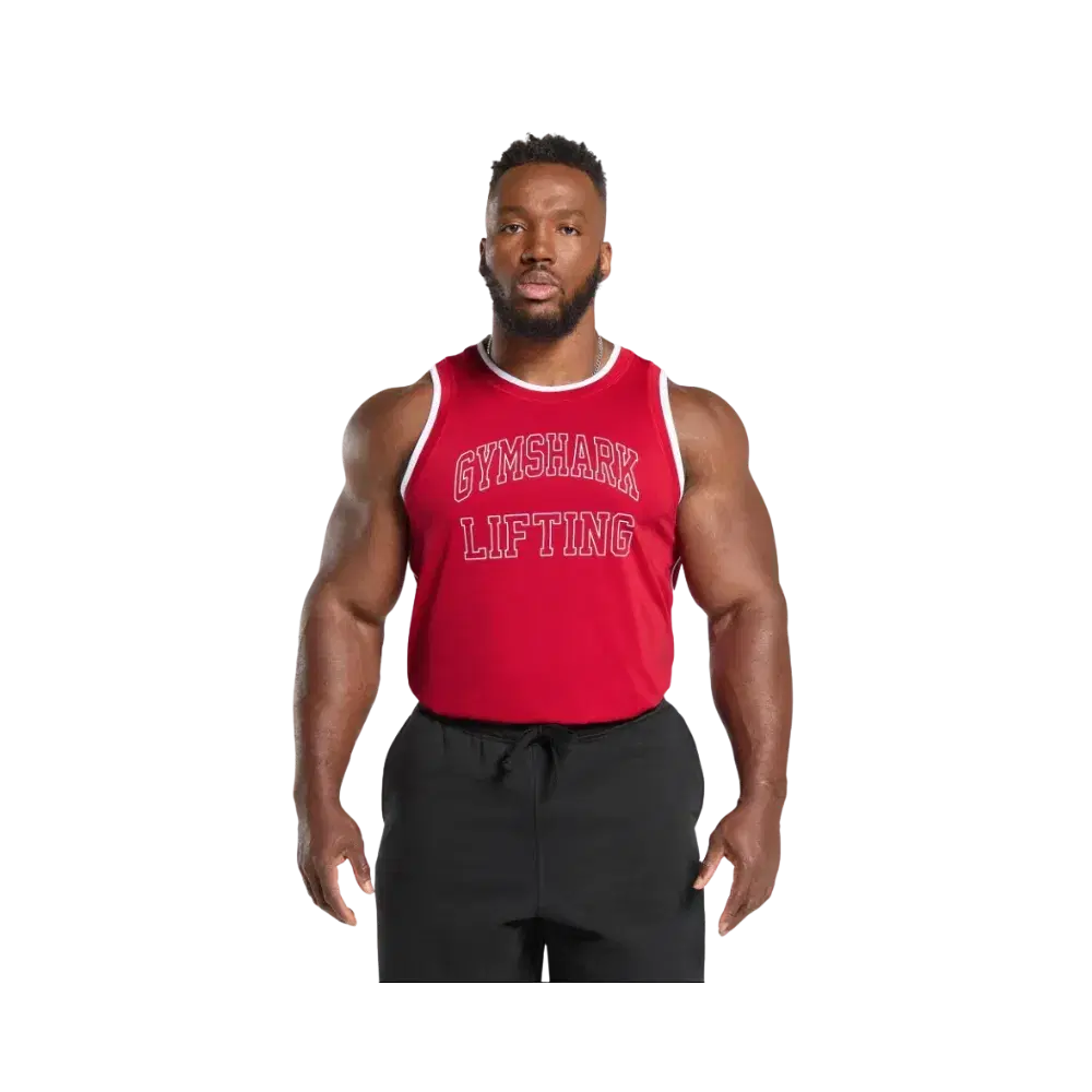 Gymshark Mesh Tank Regular Fit Conditioning Red