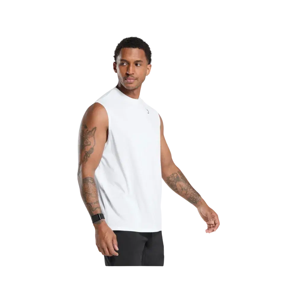 Gymshark Oversized Performance Tank White