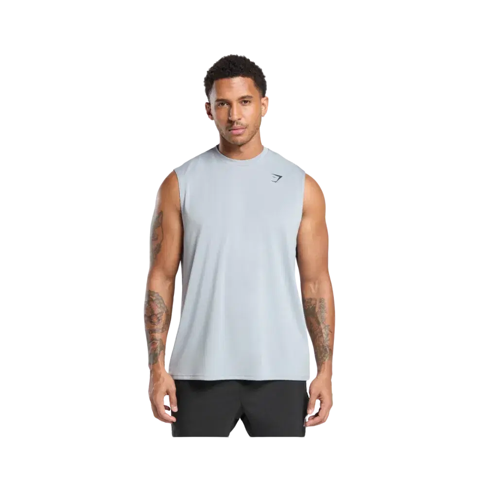 Gymshark Oversized Performance Tank Metal Purple
