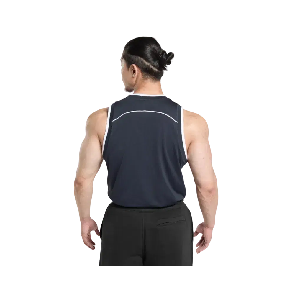 Gymshark Mesh Tank Regular Fit Heavy Blue