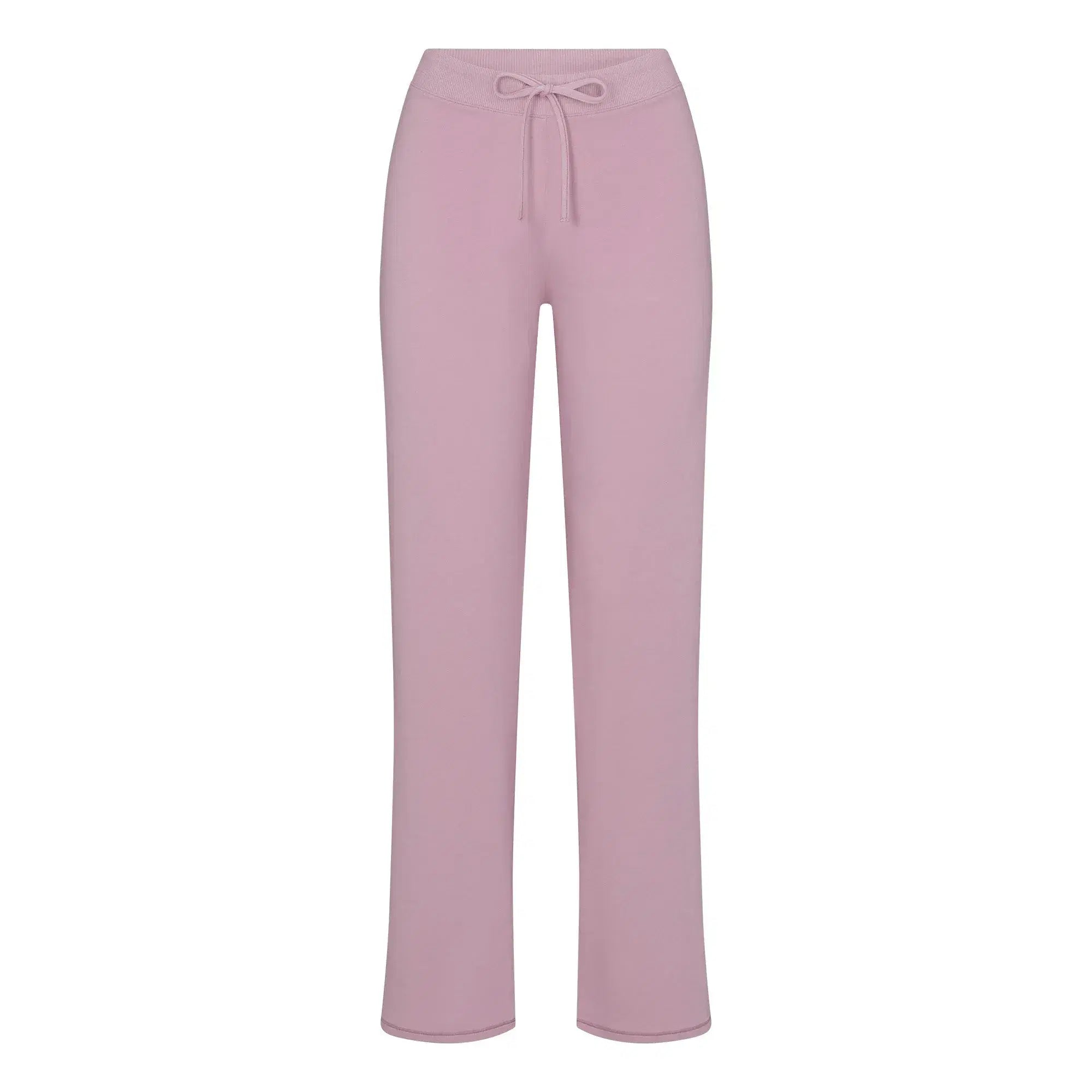 Skims Cotton Jersey Straight Leg Pant Dusk