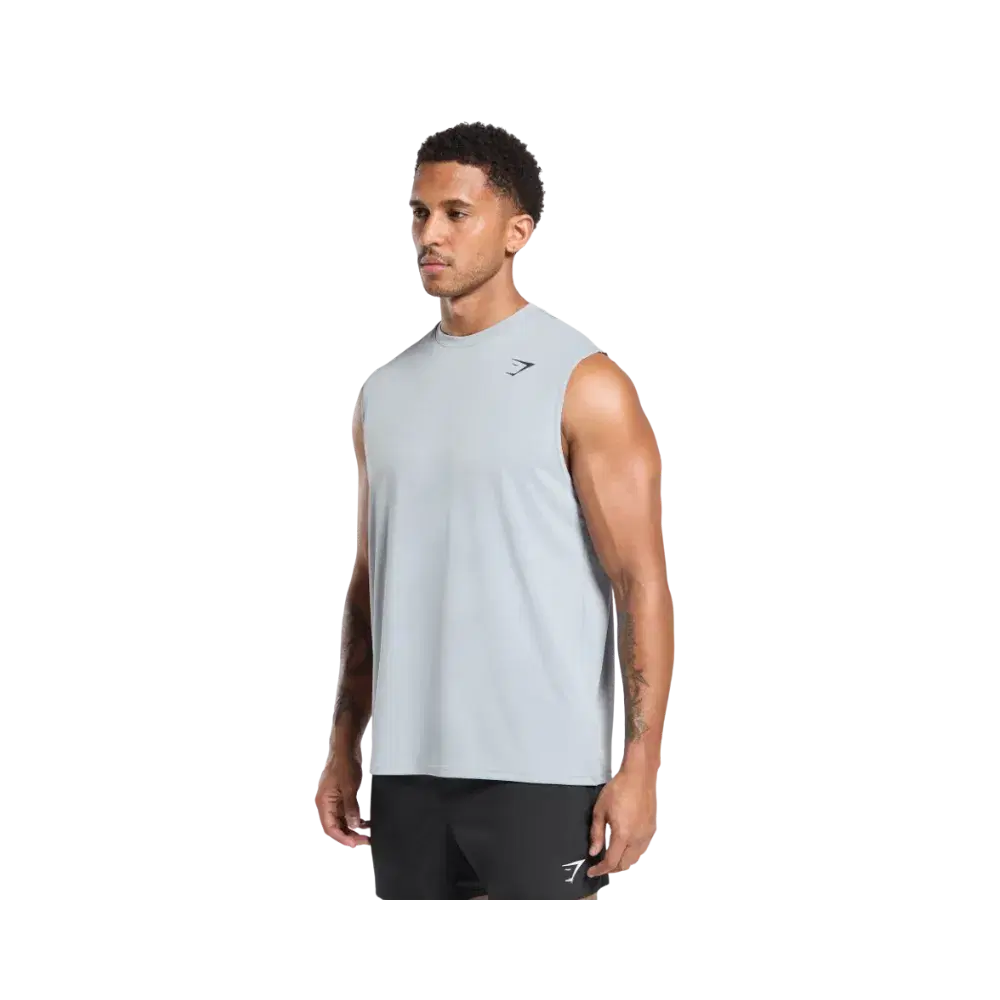 Gymshark Oversized Performance Tank Metal Purple
