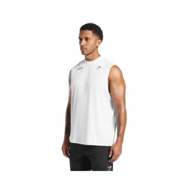Gymshark Conditioning Club Tank Oversized Fit White