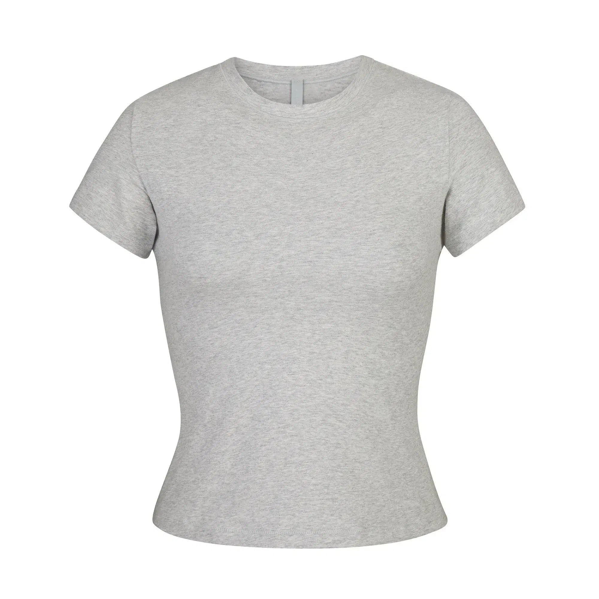 Skims Cotton Jersey T-shirt Light Heather Grey