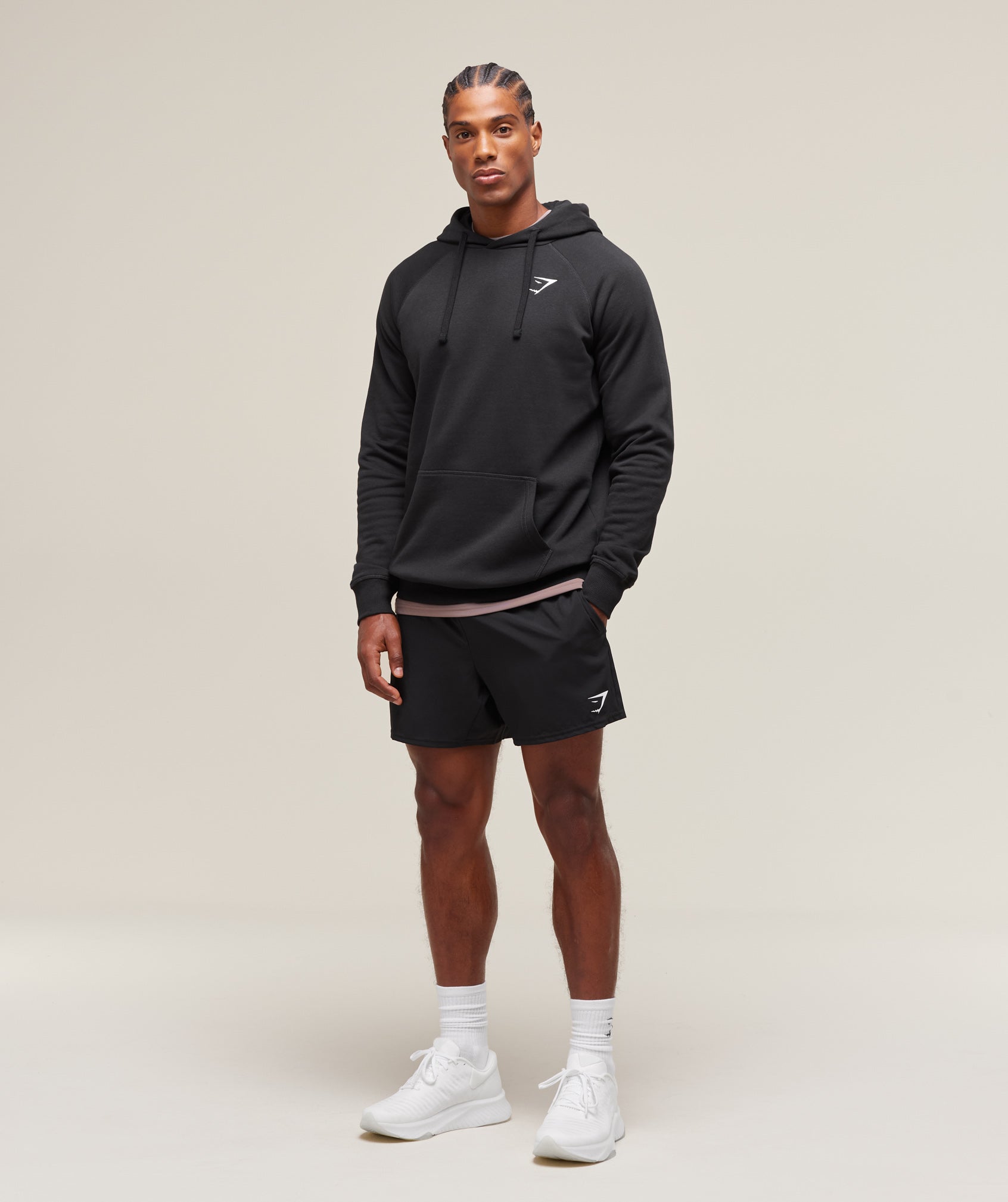 Gymshark Crest Hoodie 'Black'