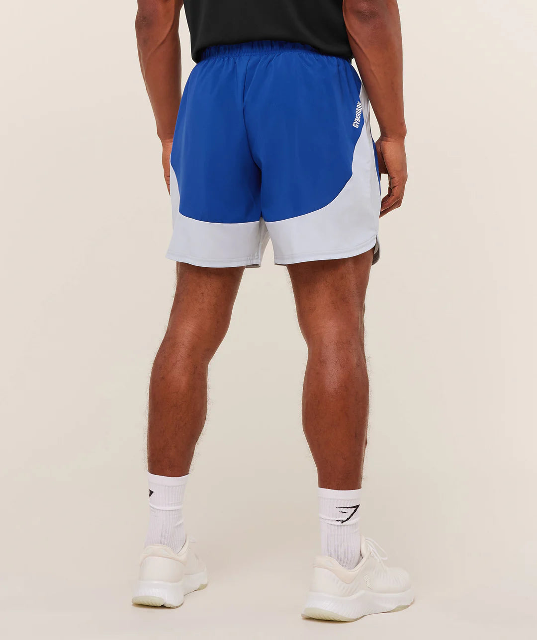 Gymshark Sport 25 Block 7" Shorts 'Athletic Blue/Light Grey'
