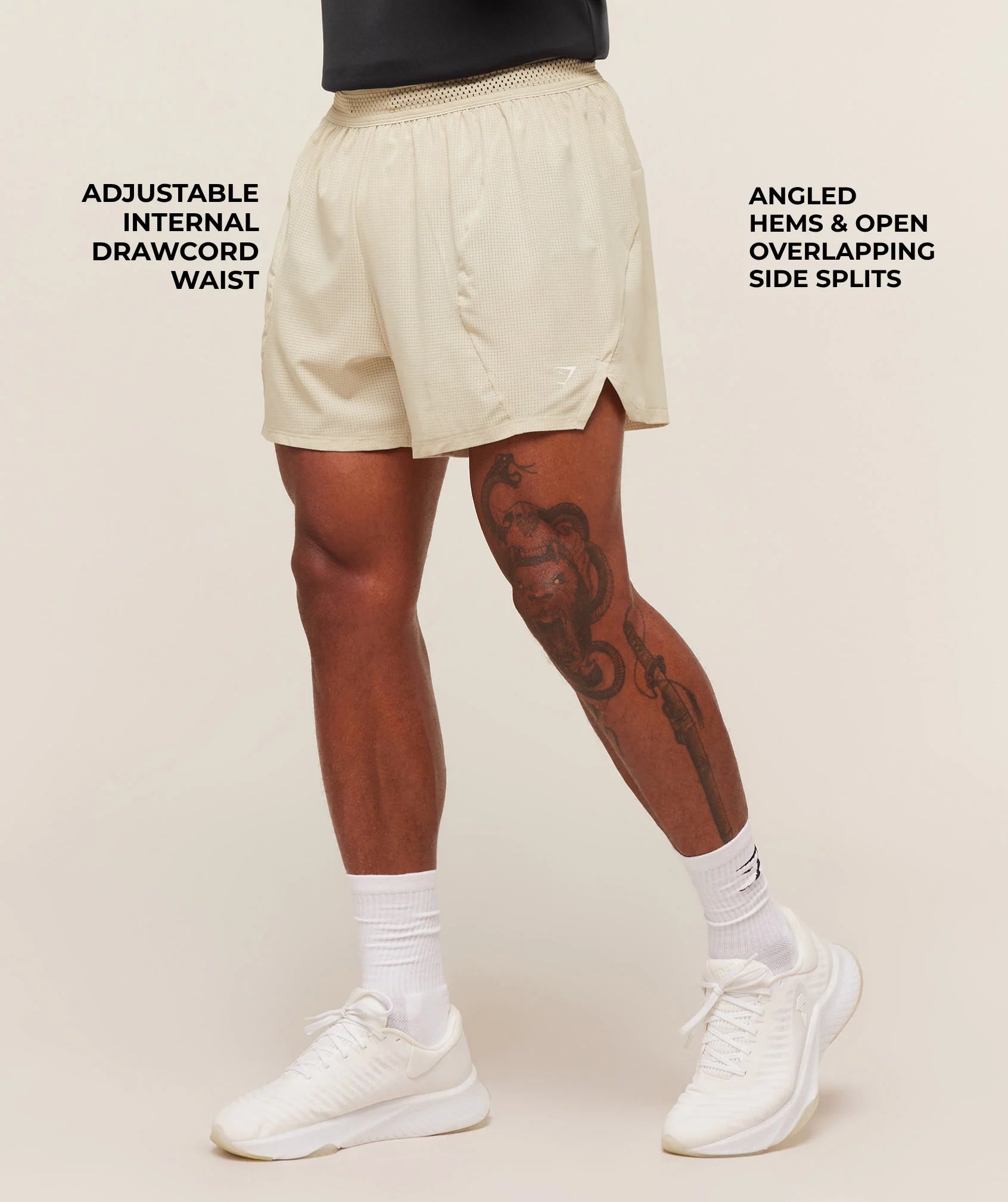 Gymshark Running 5" Shorts 'Pebble Grey'