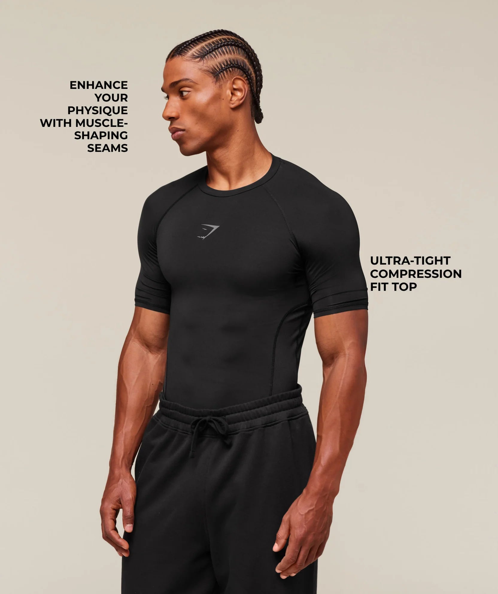 Gymshark Element Baselayer T-Shirt 'Black'