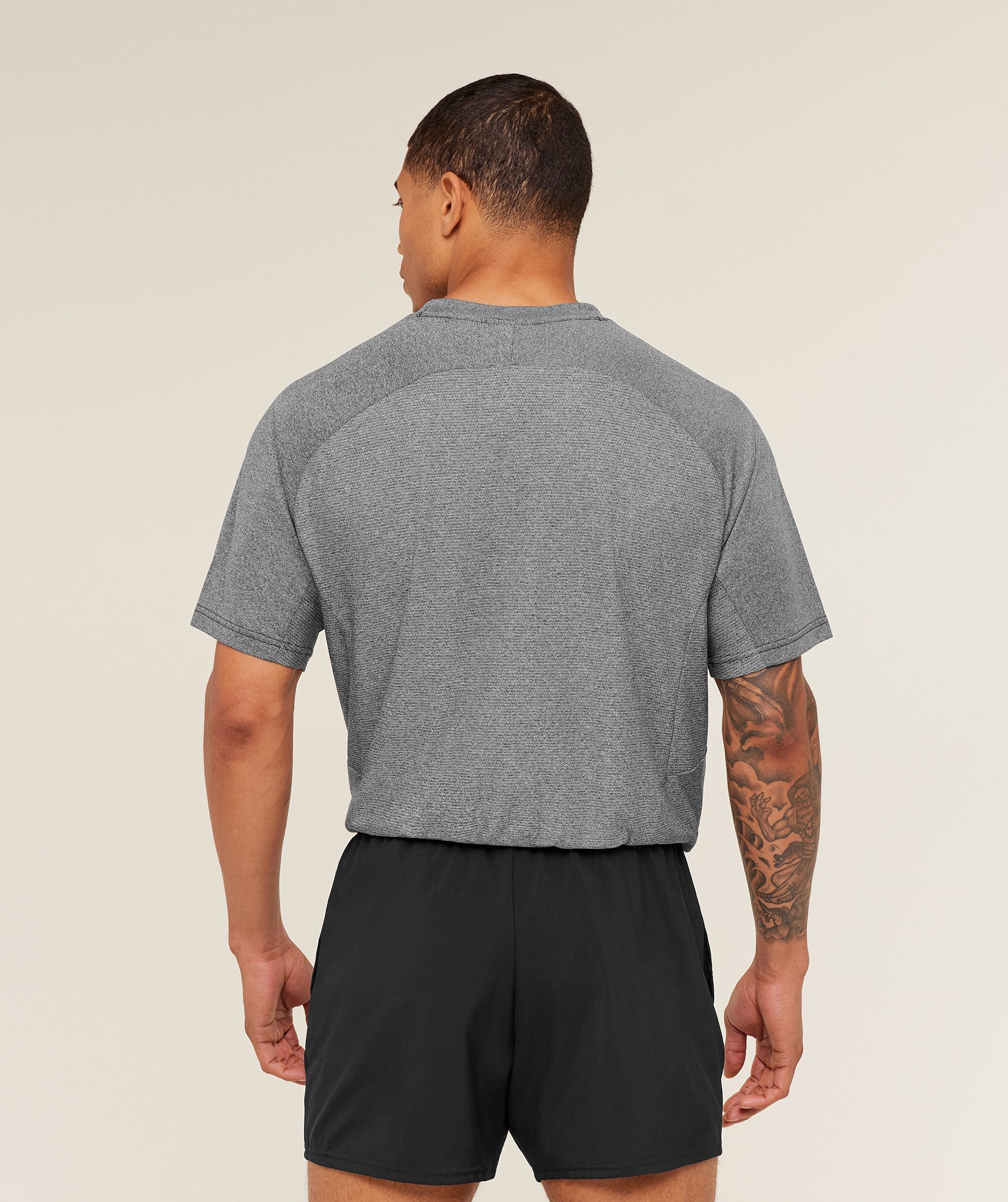 Gymshark Weekend T-Shirt 'Black Grey'