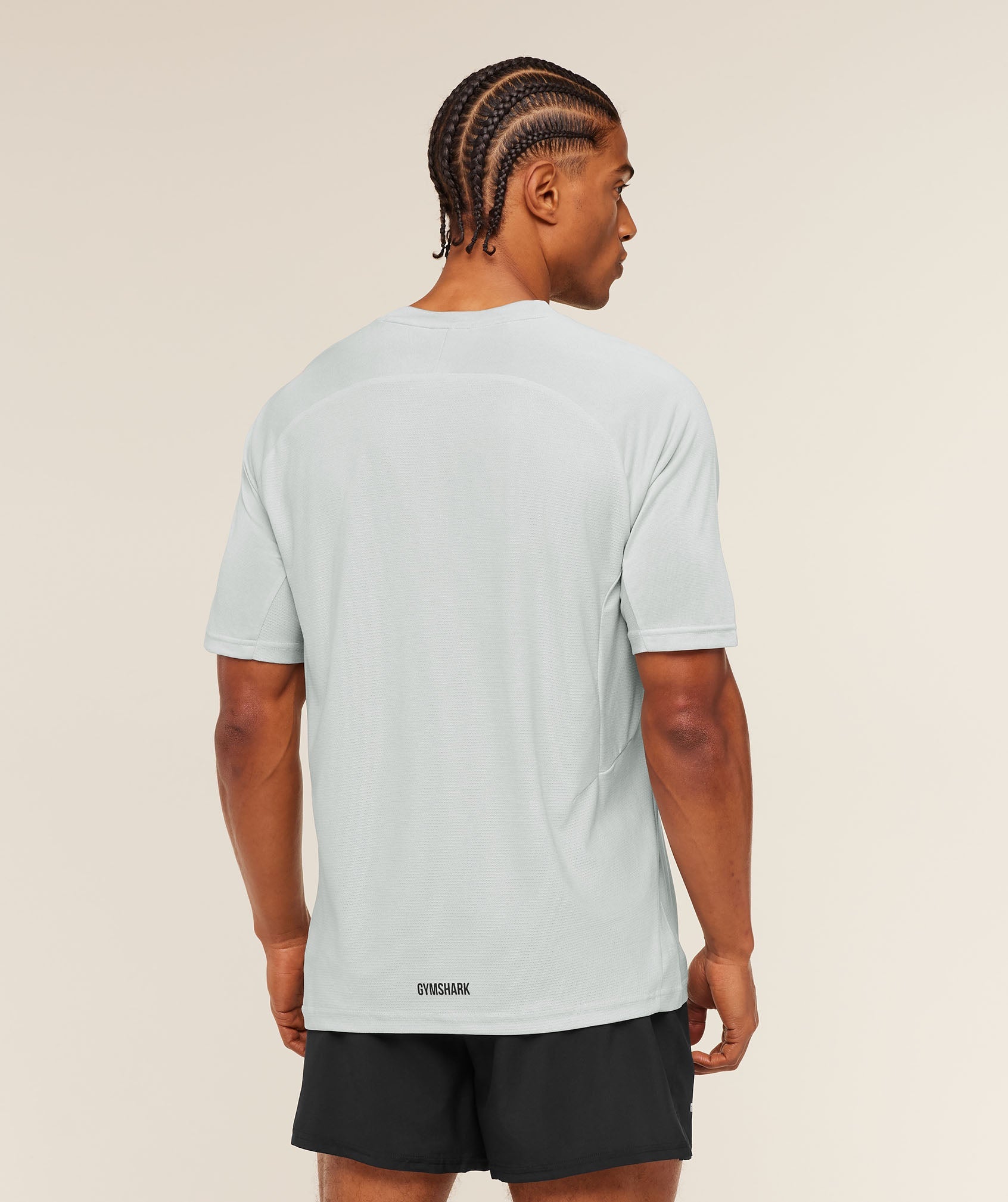 Gymshark Weekend T-Shirt 'Light Grey White'