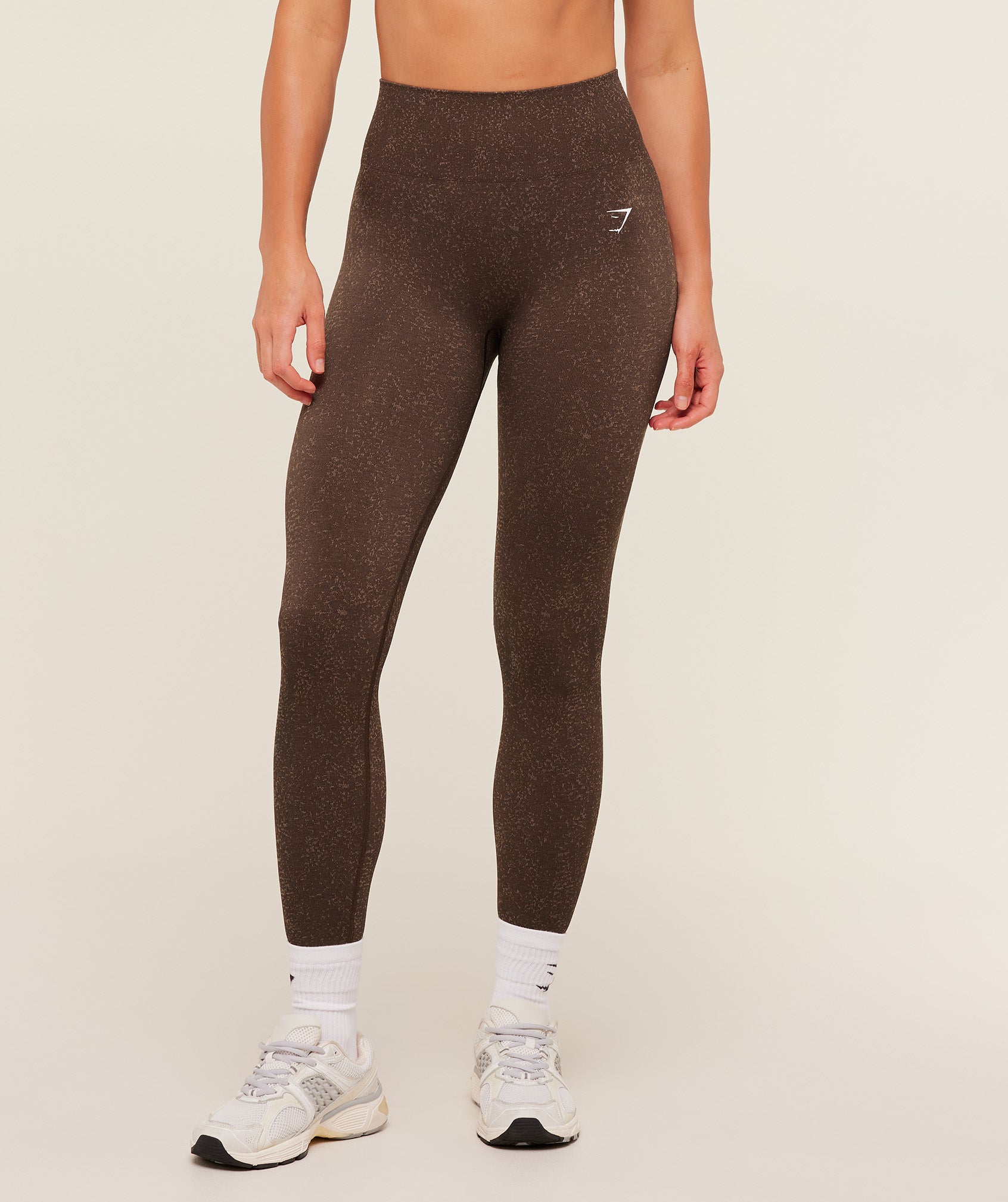 Gymshark Adapt Fleck x Whitney Leggings 'Archive Brown Lifestyle Brown'