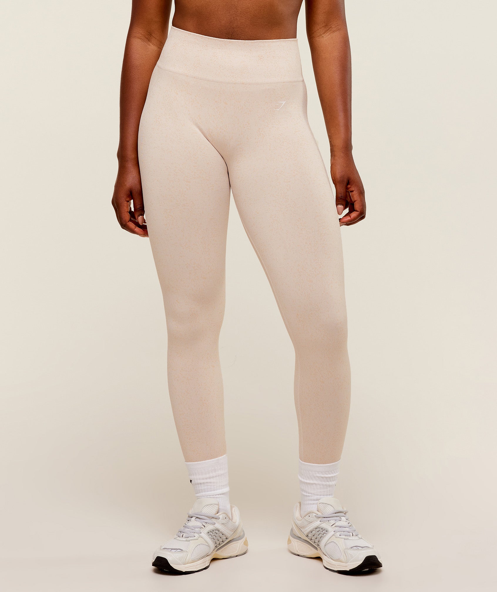 Gymshark Adapt Fleck x Whitney Leggings 'Mineral Coconut White'
