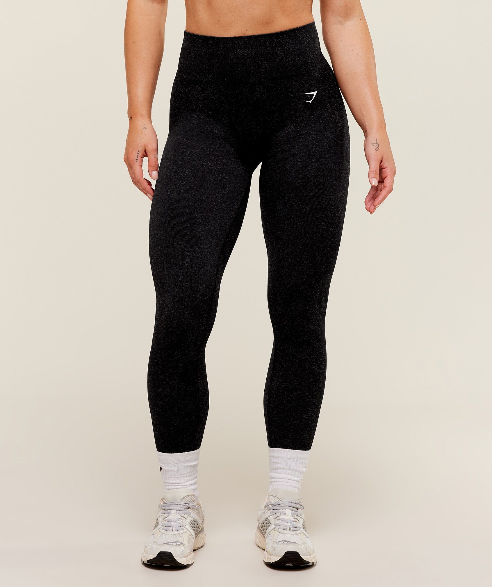 Gymshark Adapt Fleck x Whitney Leggings 'Mineral Black'