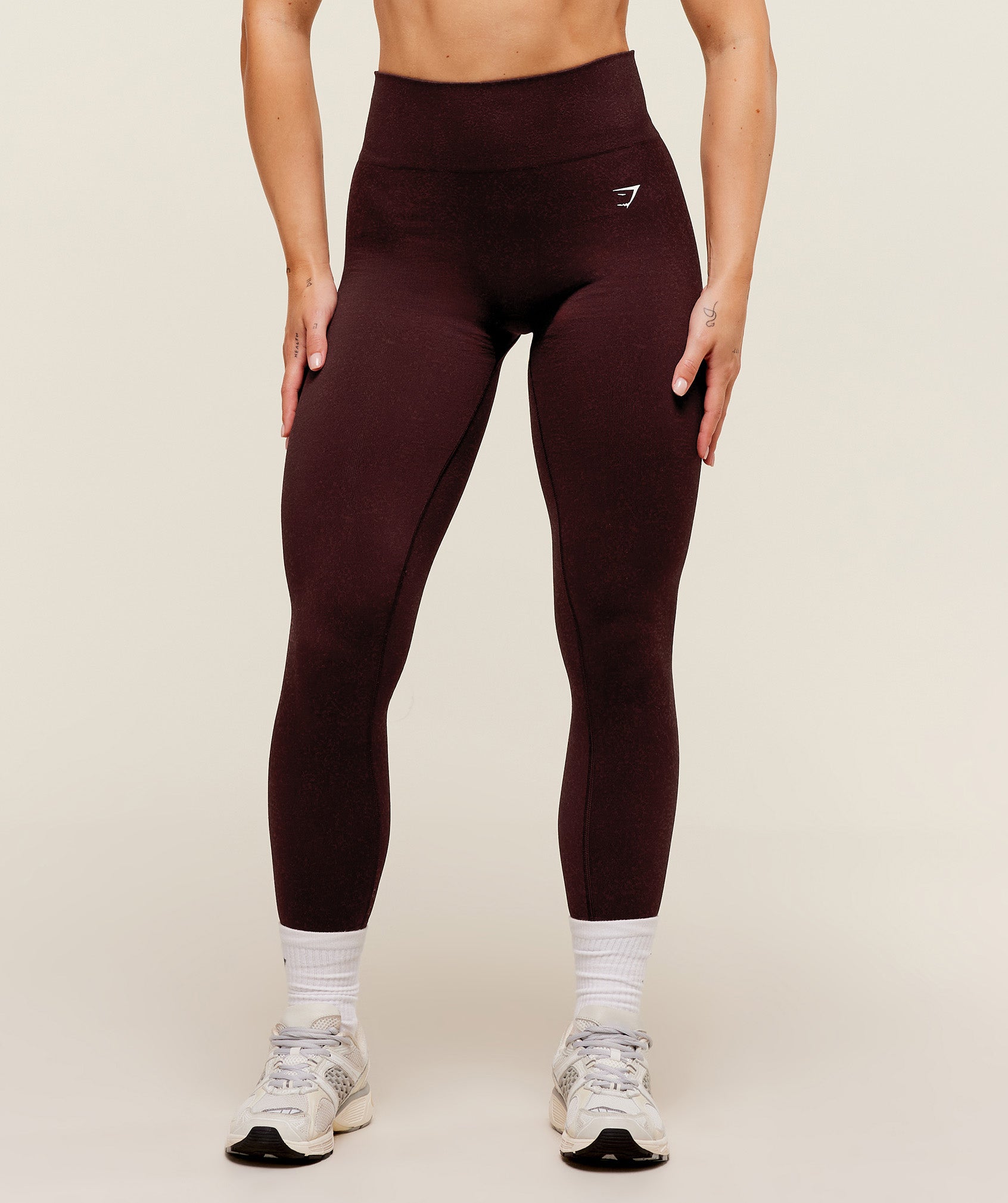 Gymshark Adapt Fleck x Whitney Leggings 'Cherry Purple Rich Maroon'