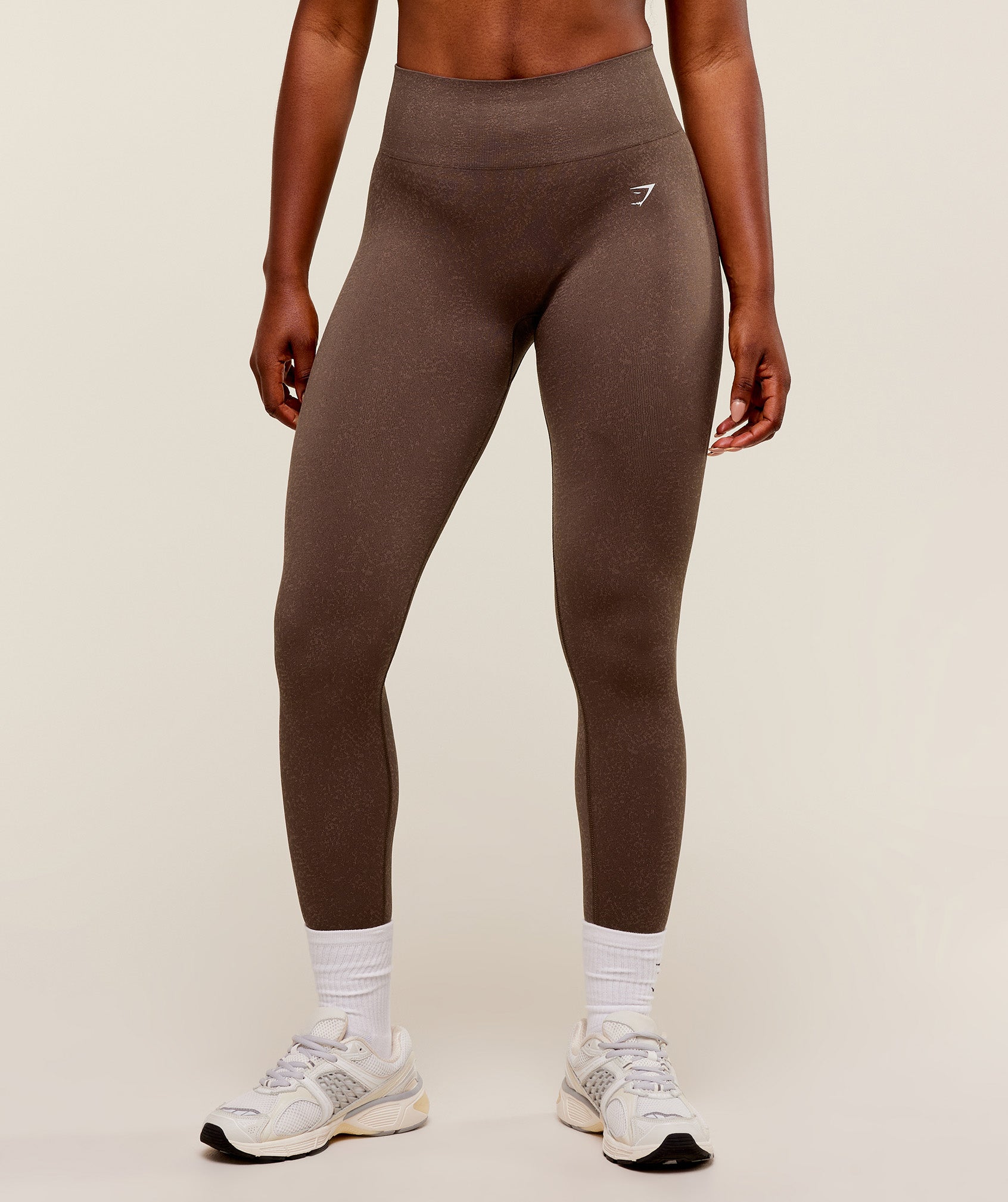 Gymshark Adapt Fleck x Whitney Leggings 'Soft Brown Chestnut Pink'