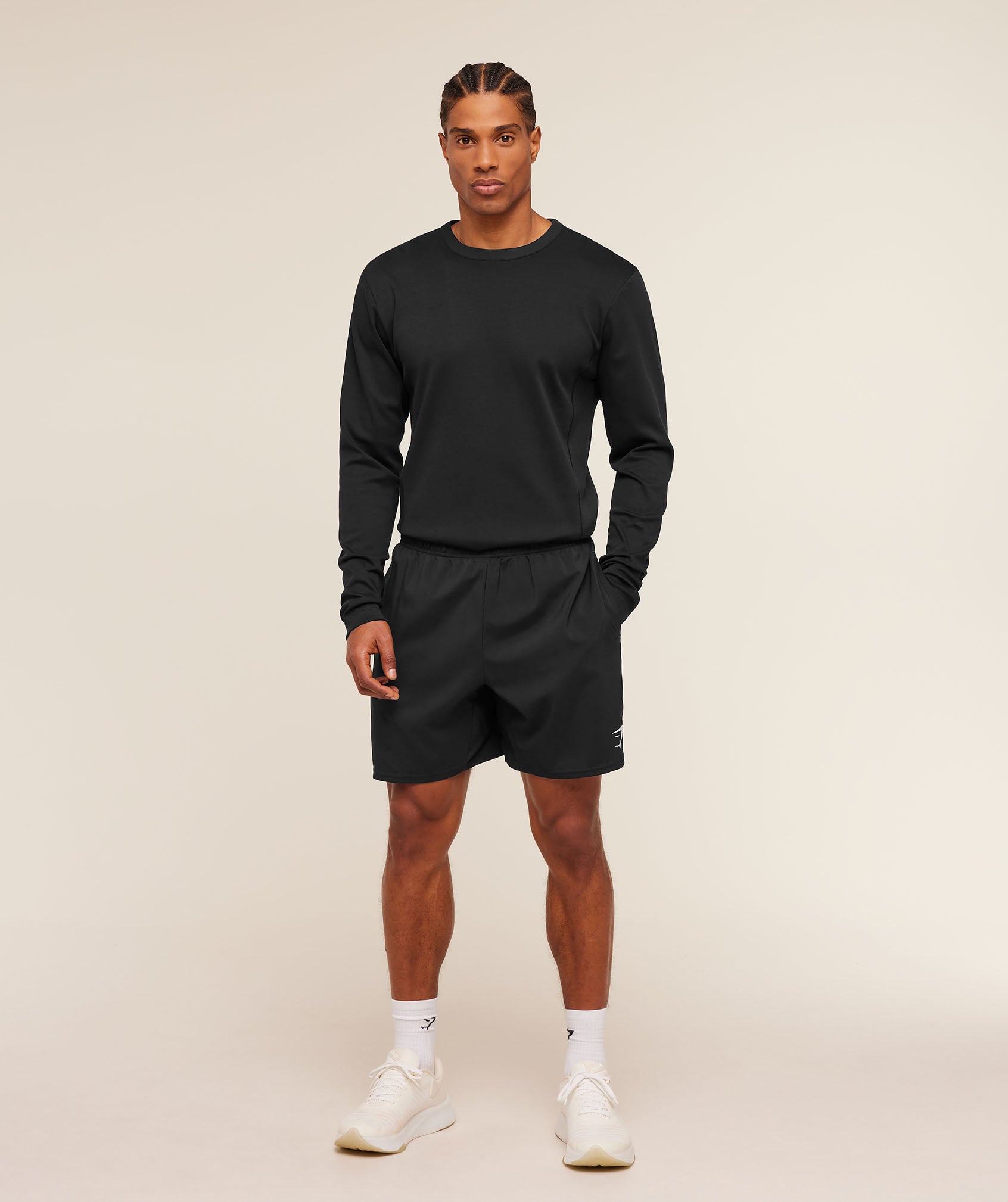 Gymshark Off Duty Long Sleeve T-Shirt 'Black'