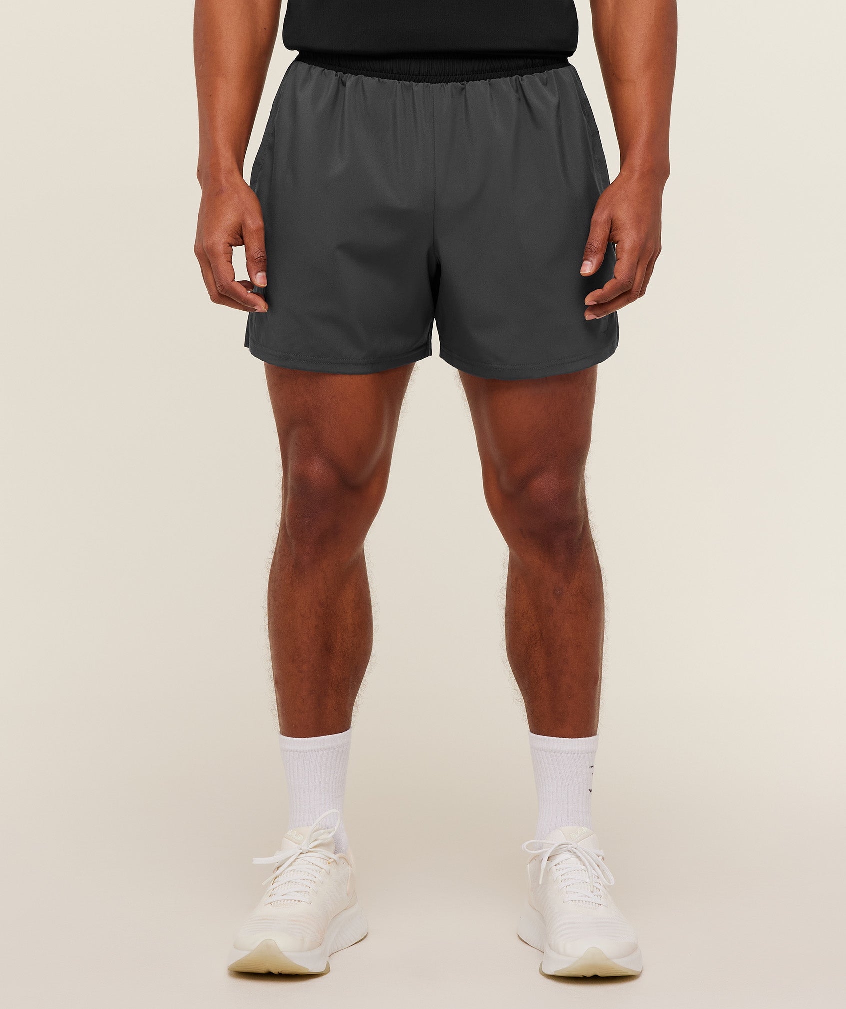 Gymshark Arrival Contrast Shorts 'Black Grey'