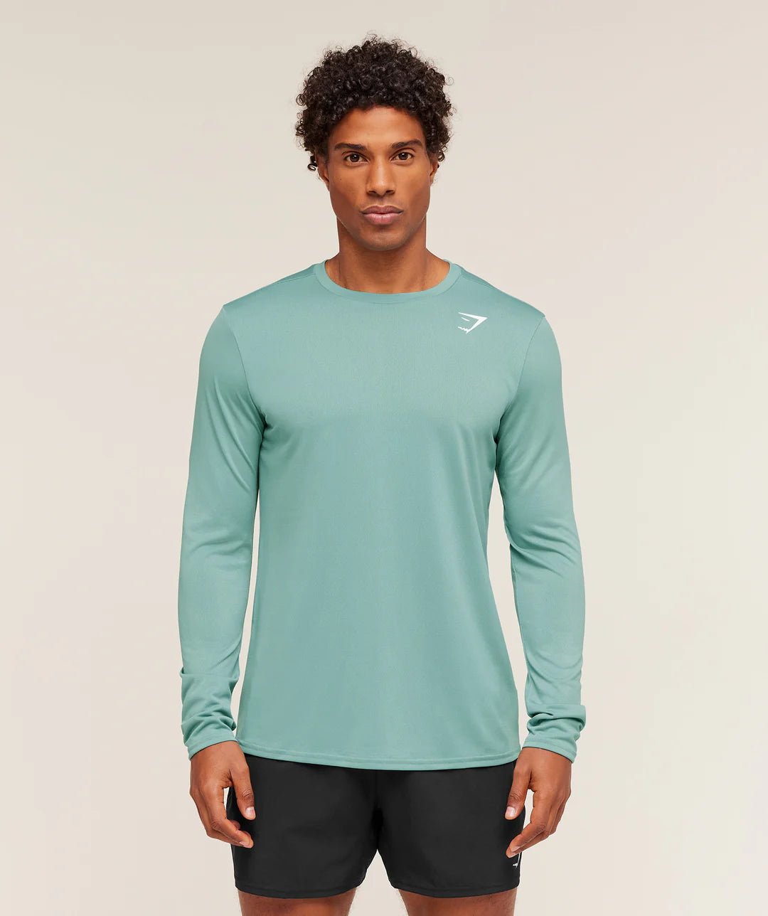 Gymshark Arrival Long Sleeve T-Shirt 'Muted Teal'
