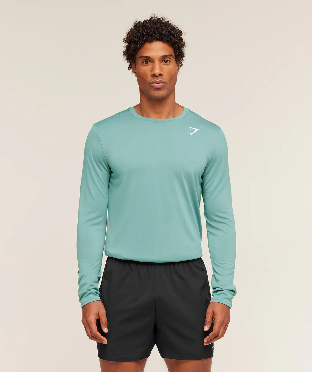 Gymshark Arrival Long Sleeve T-Shirt 'Muted Teal'