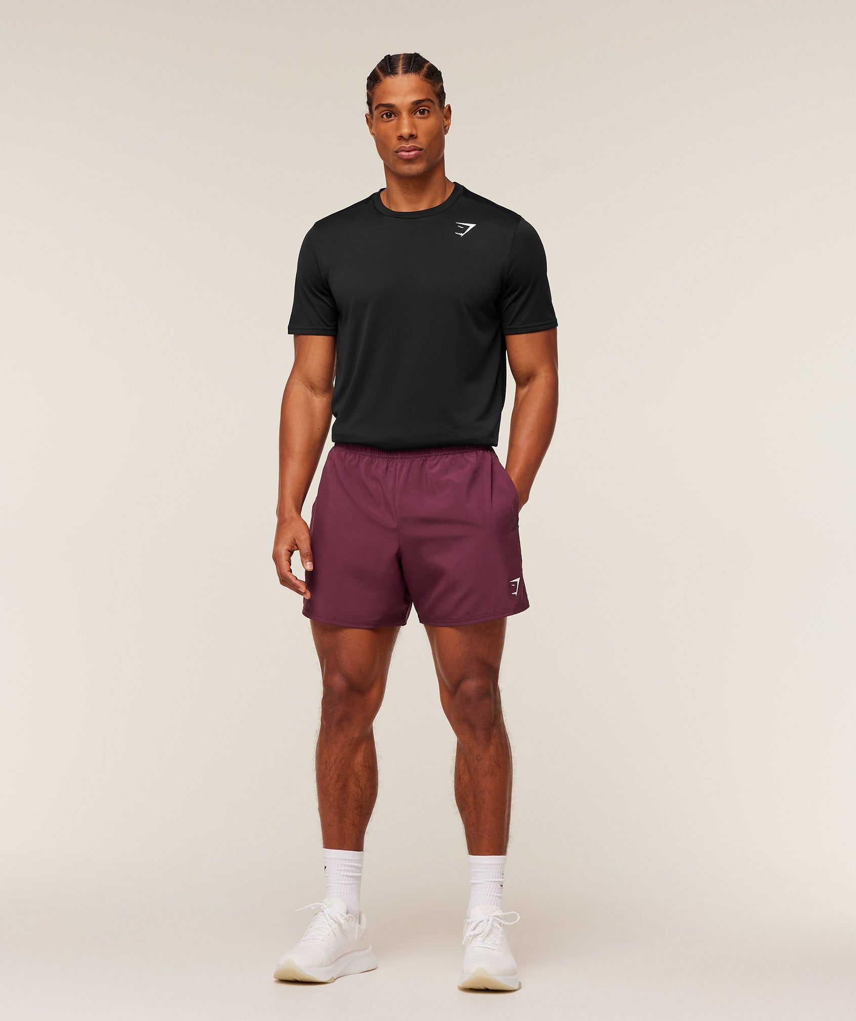 Gymshark Arrival 5" Shorts 'GS Impact Burgundy'