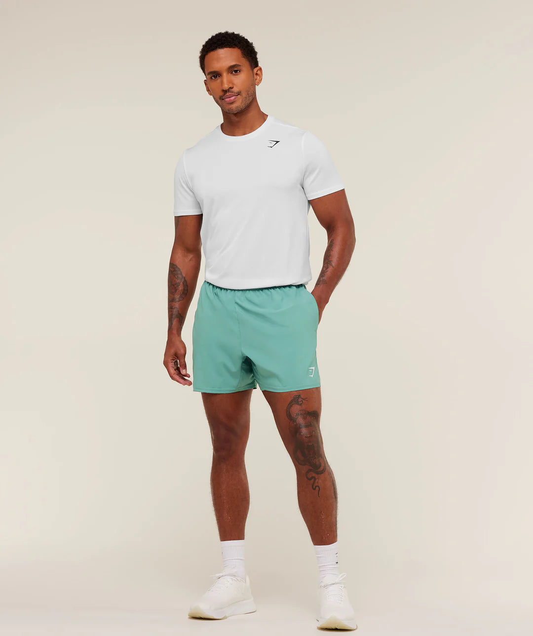 Gymshark Arrival 5" Shorts 'Muted Teal'