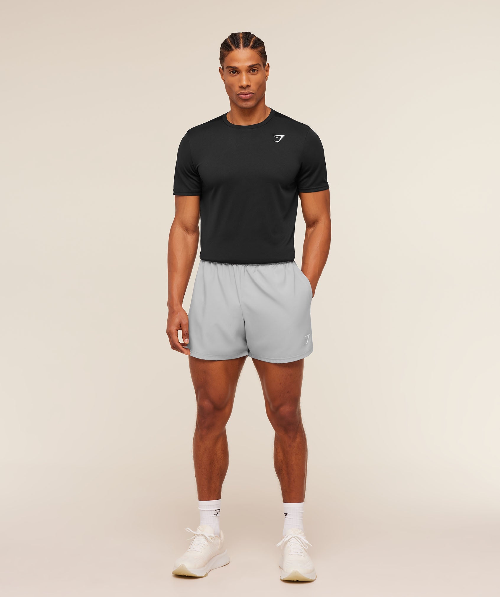 Gymshark Arrival 5" Shorts 'Stratus Grey'