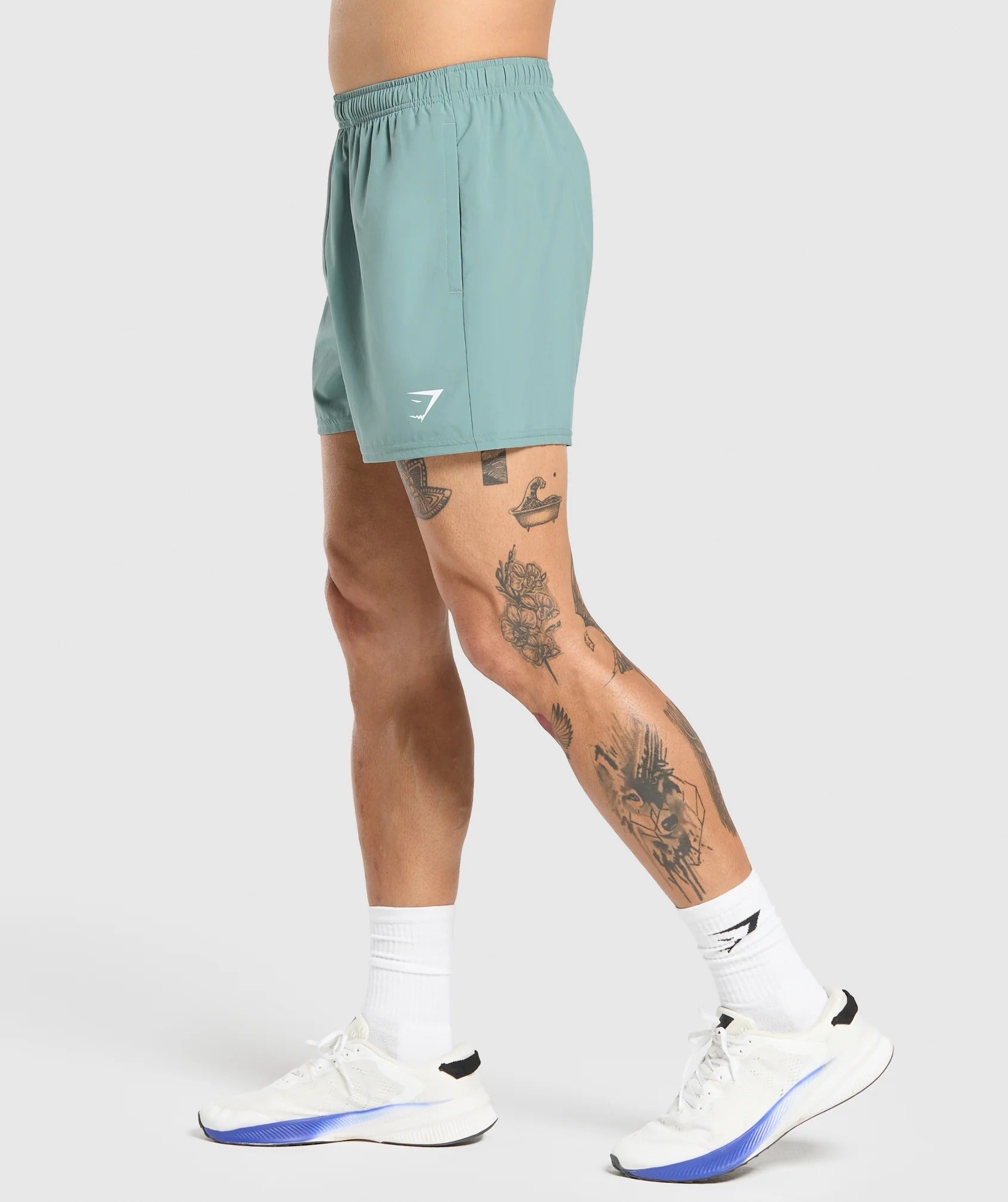 Gymshark Arrival 7" Shorts Celeste Blue