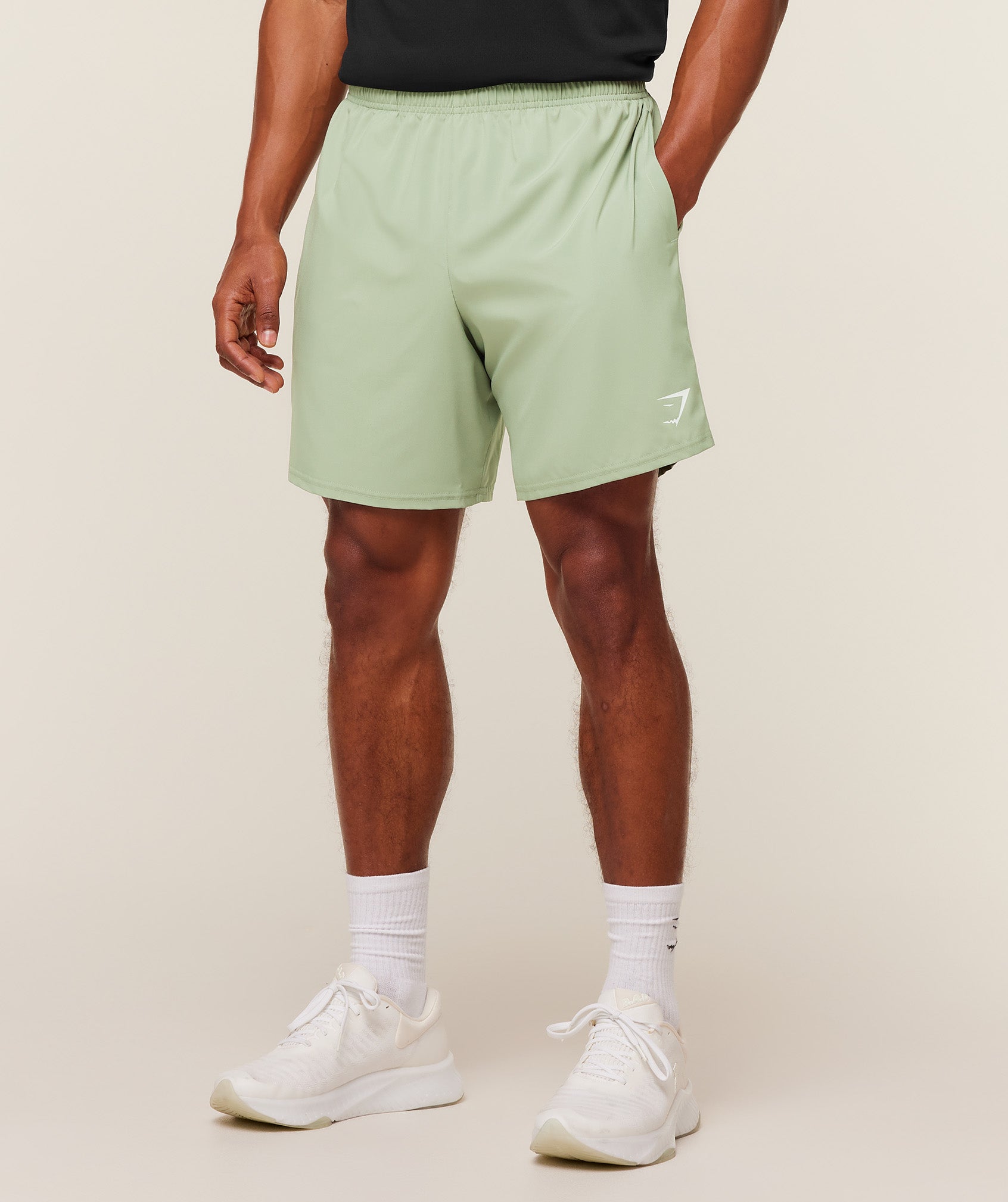 Gymshark Arrival 7" Shorts 'GS Haze Green'