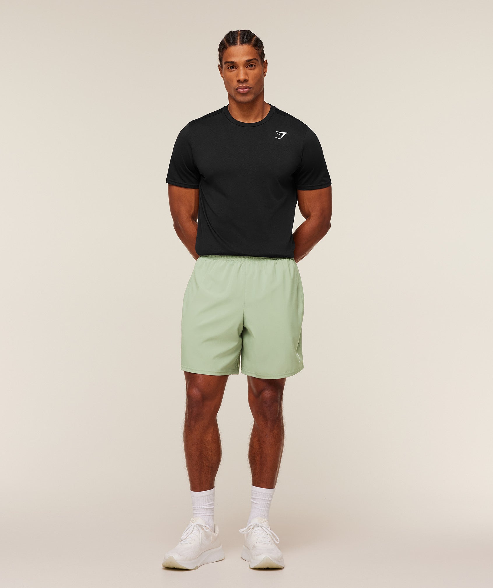 Gymshark Arrival 7" Shorts 'GS Haze Green'
