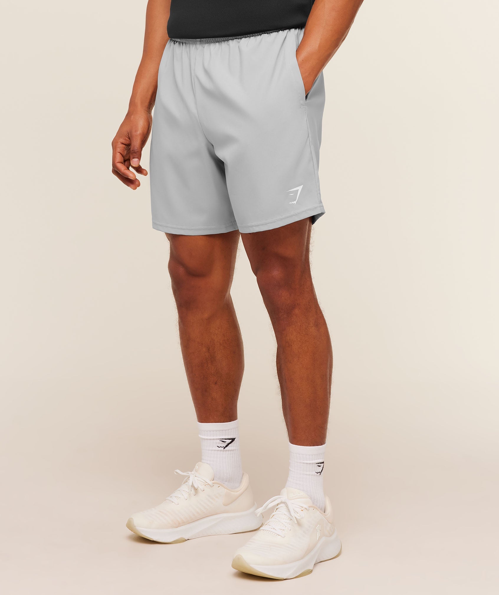 Gymshark Arrival 7" Shorts 'Stratus Grey'