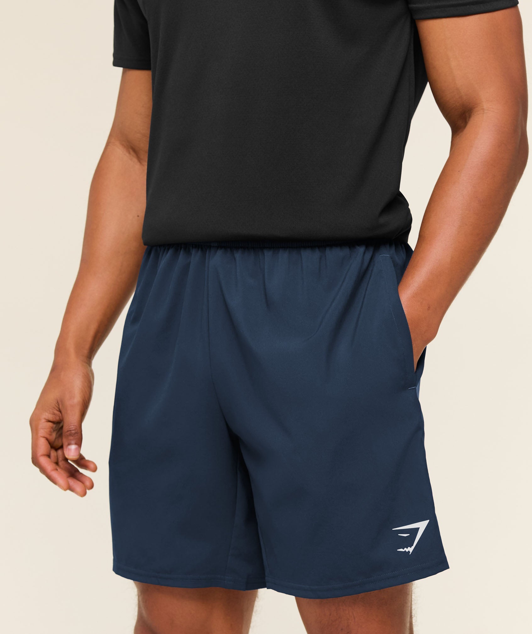 Gymshark Arrival 7" Shorts 'Navy'