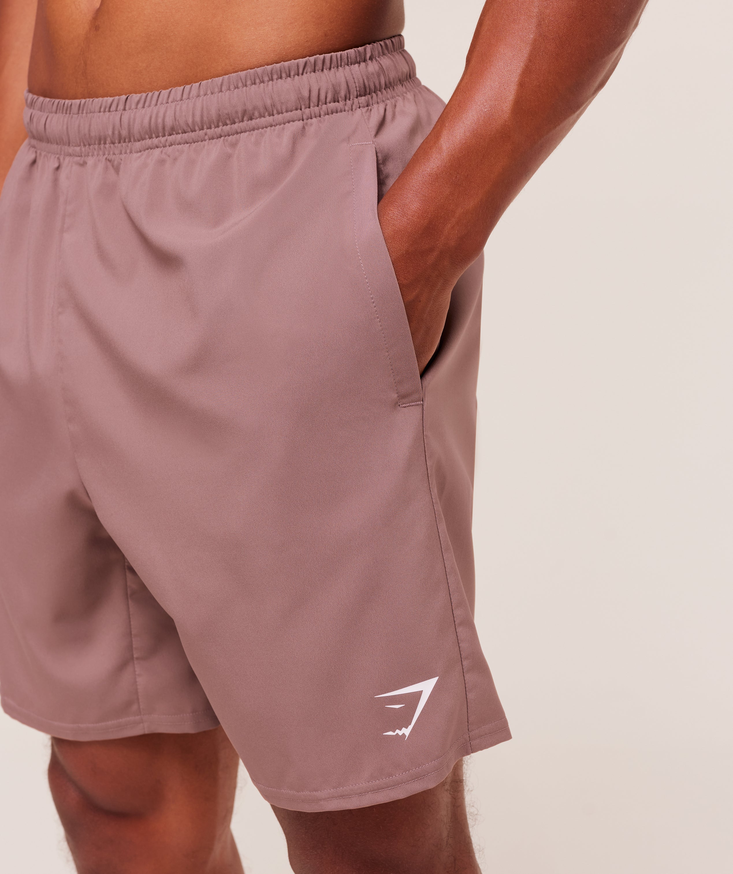 Gymshark Arrival 7" Shorts 'Chestnut Pink'