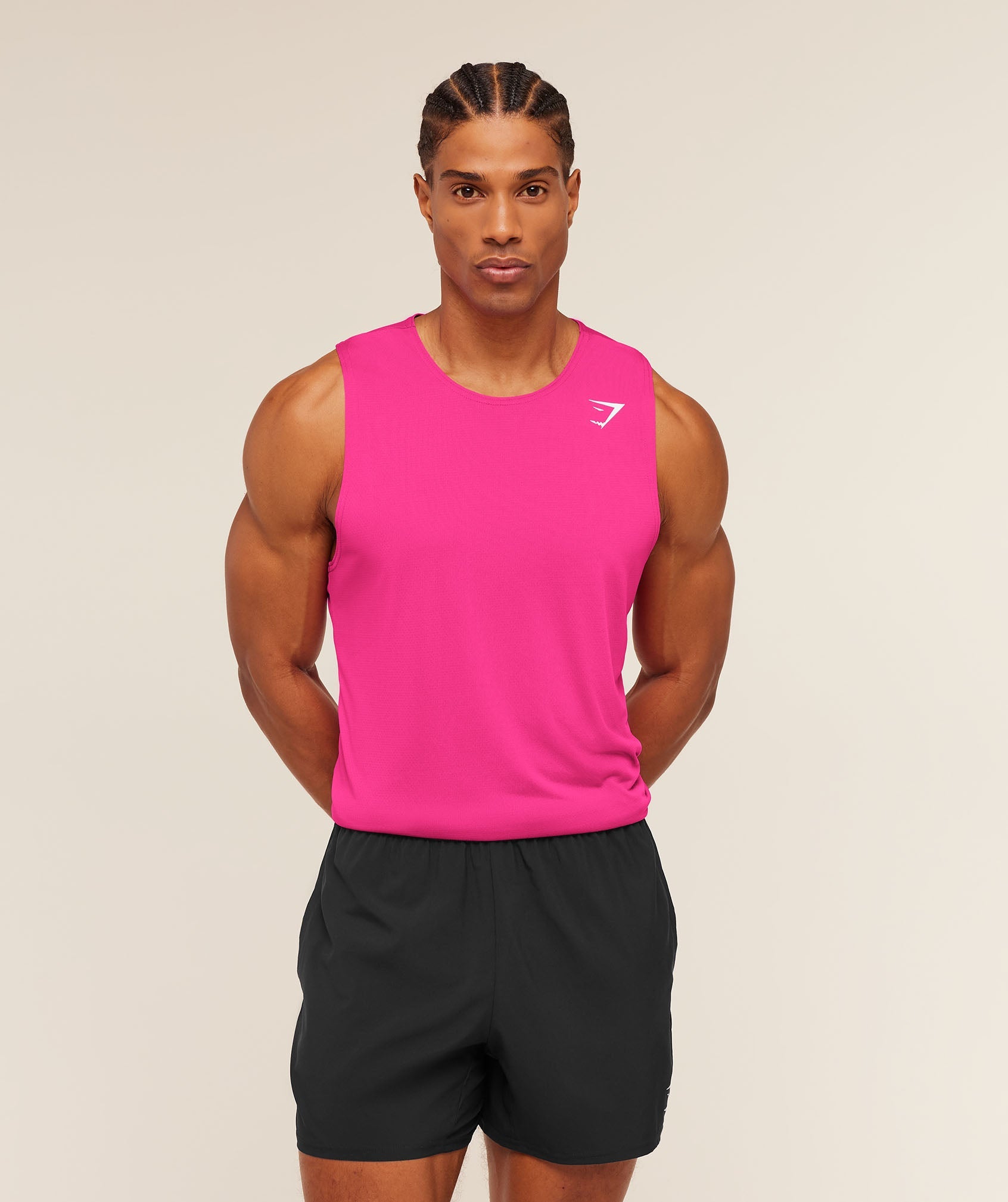Gymshark Arrival Tank 'Super-Set Pink'